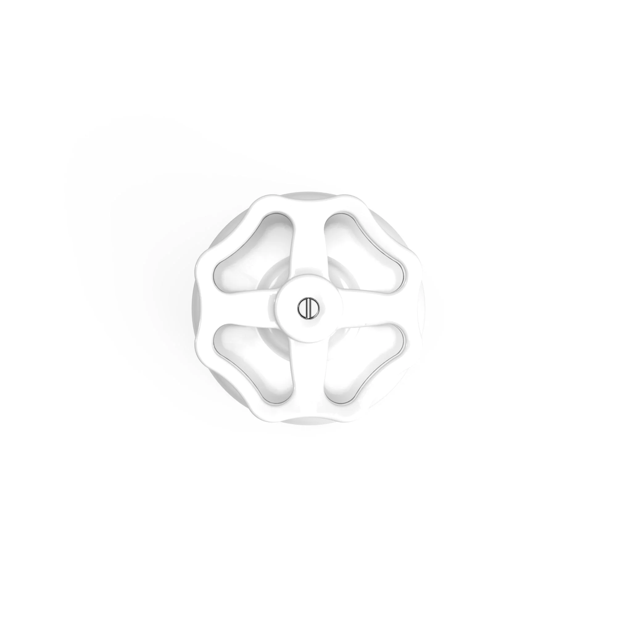White porcelain switch/diverter with knob - Image 3