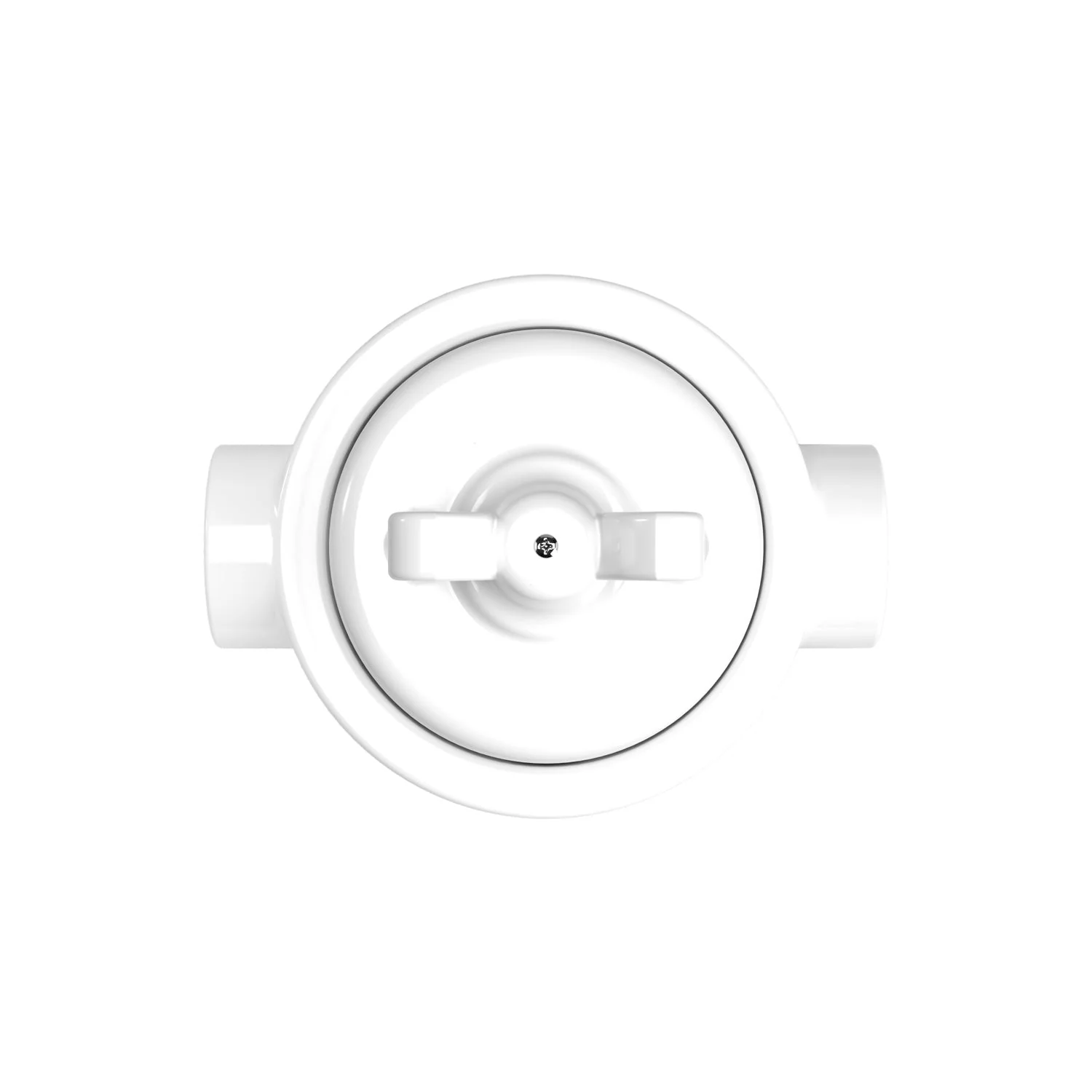 Switch/diverter kit with butterfly nut and base for Creative-Tubes in white porcelain - Image 16