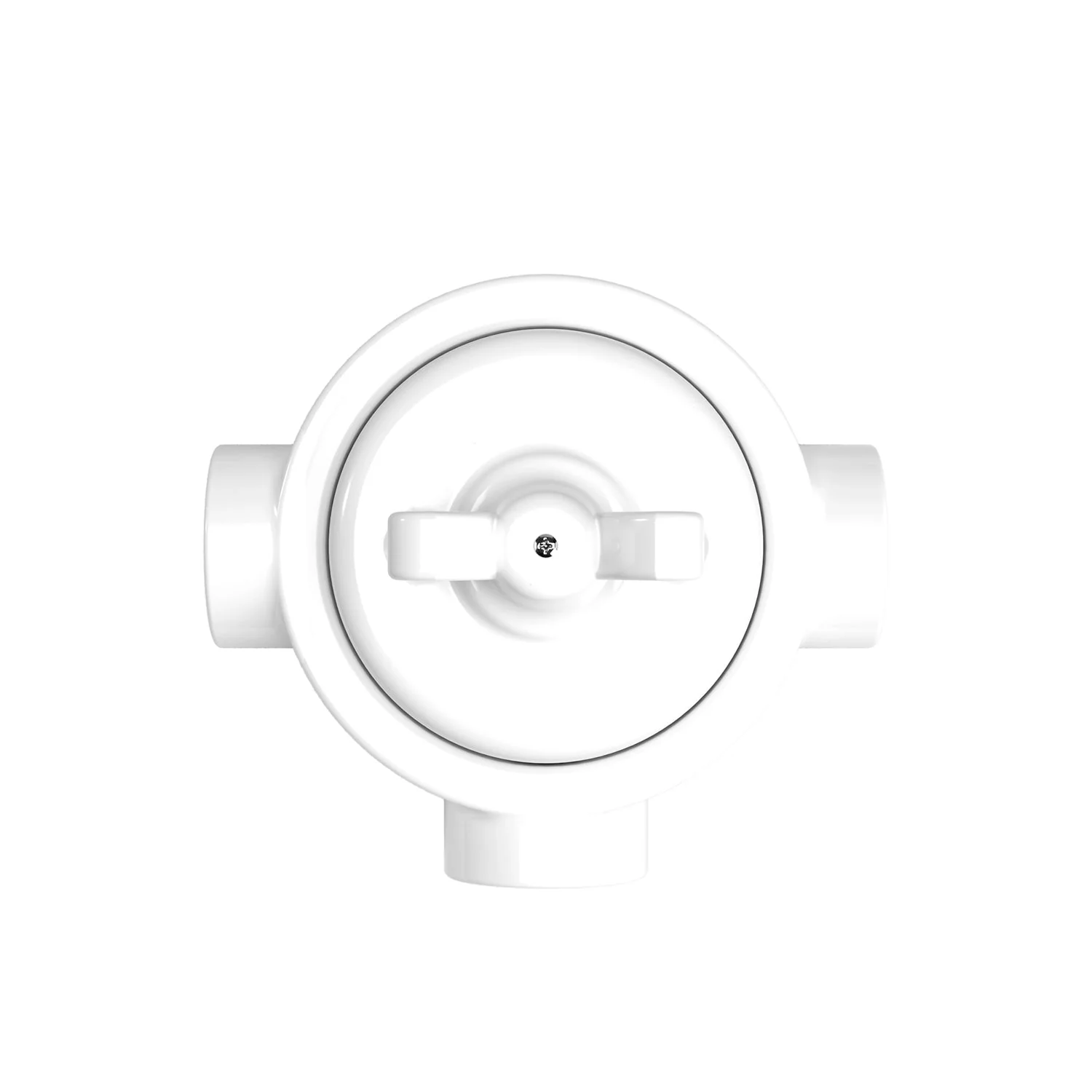 Switch/diverter kit with butterfly nut and base for Creative-Tubes in white porcelain - Image 23