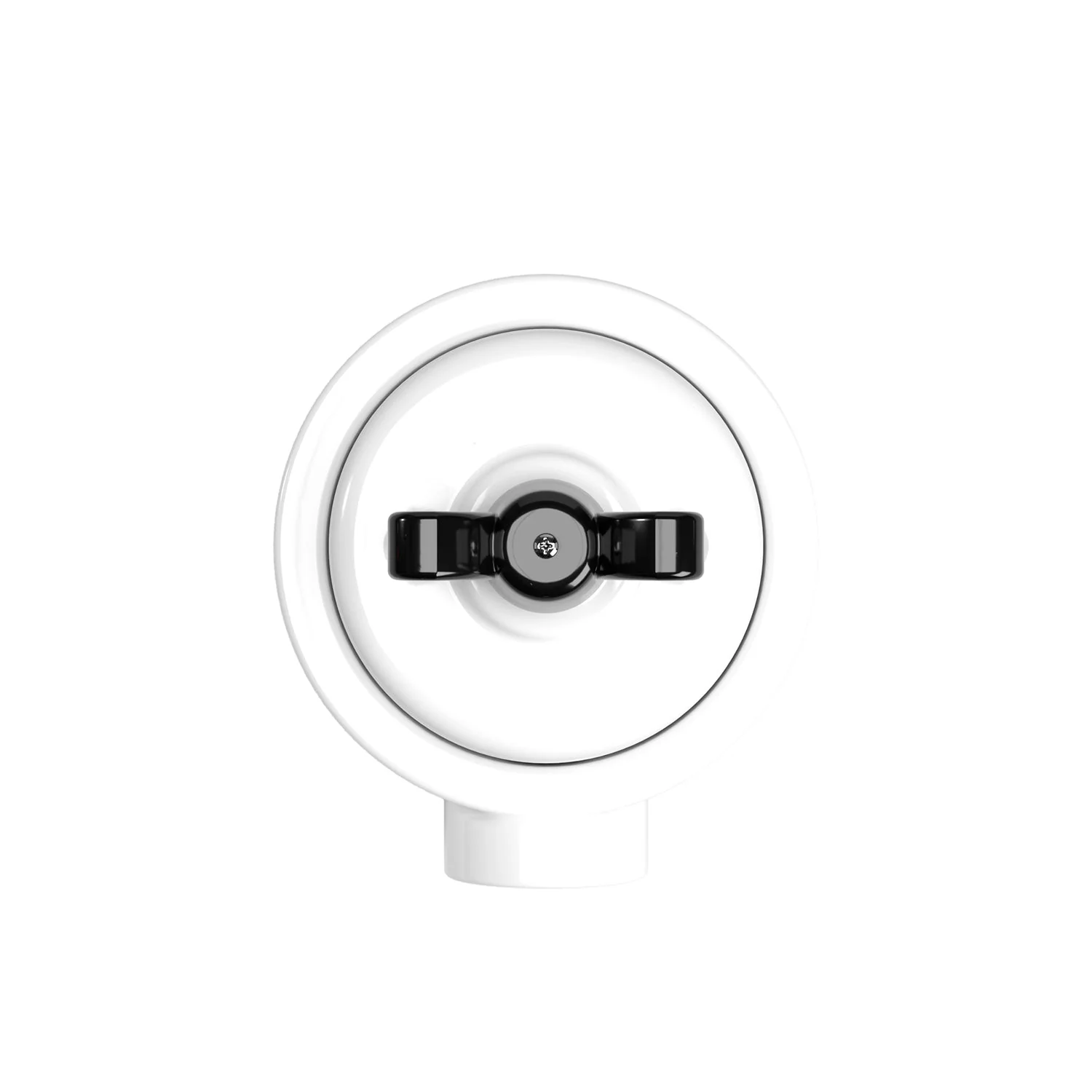 Switch/diverter kit with butterfly nut and base for Creative-Tubes in white porcelain - Image 30