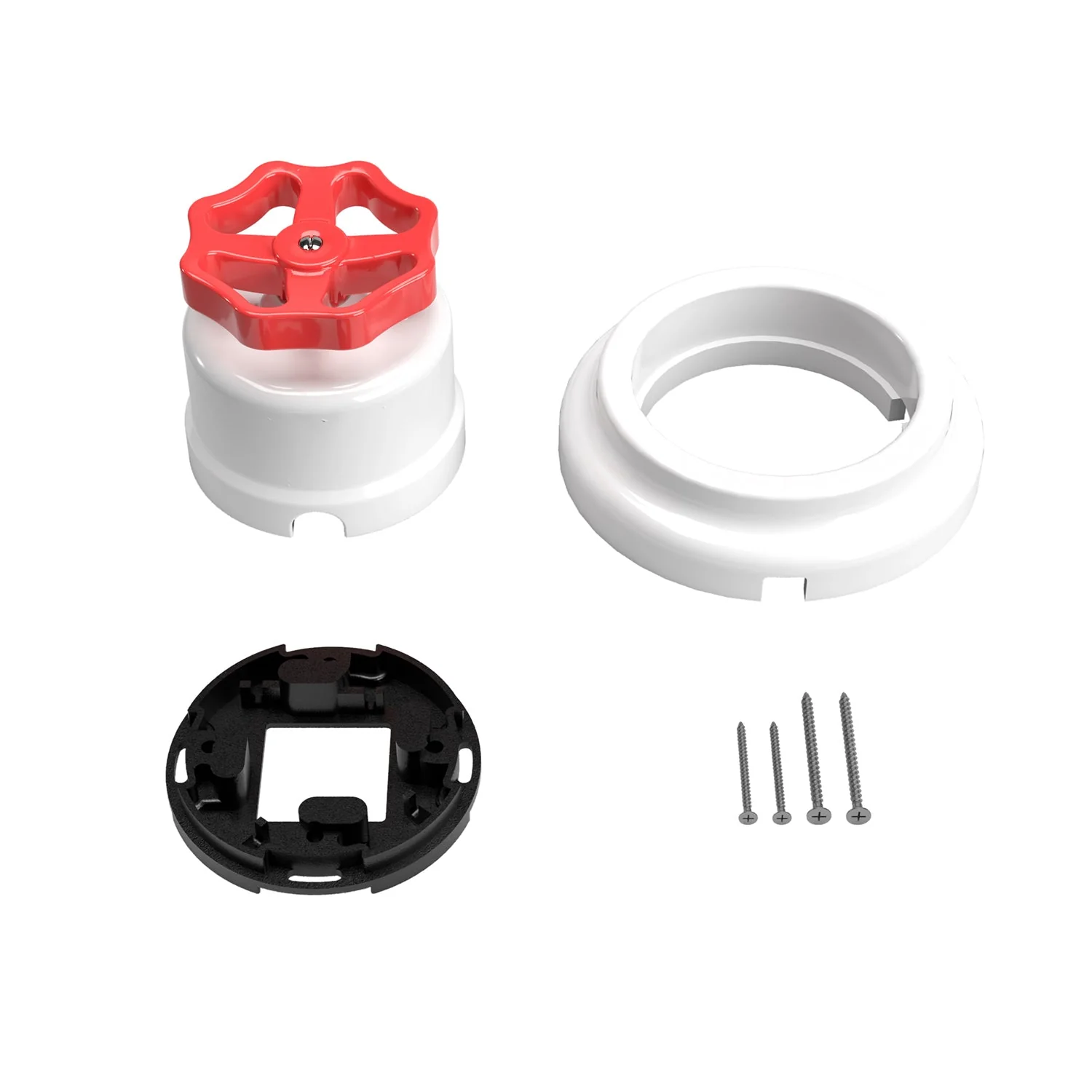 Switch/diverter kit with knob and white porcelain base - Image 16