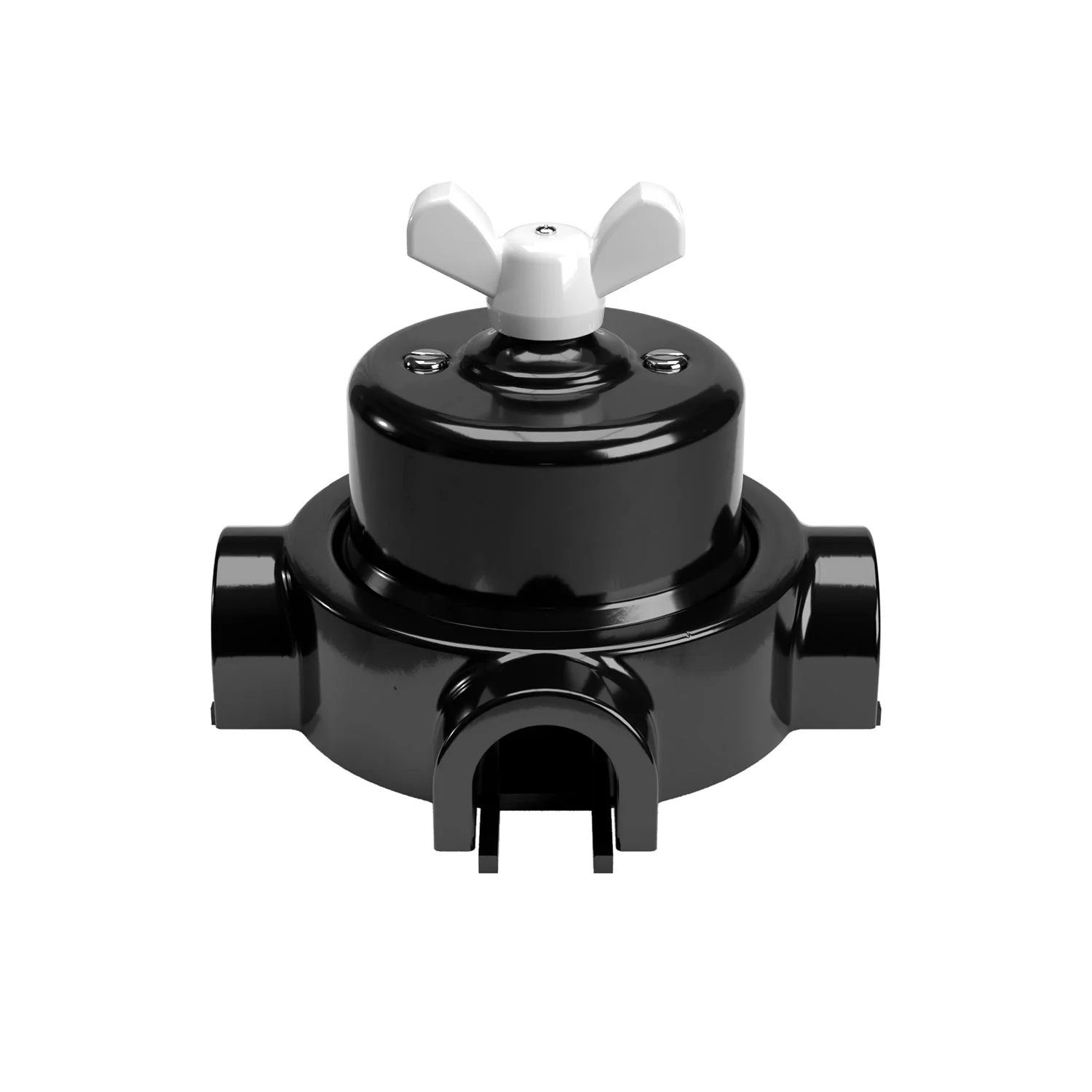 Switch/diverter kit with butterfly nut and base for Creative-Tubes in black porcelain - Image 22