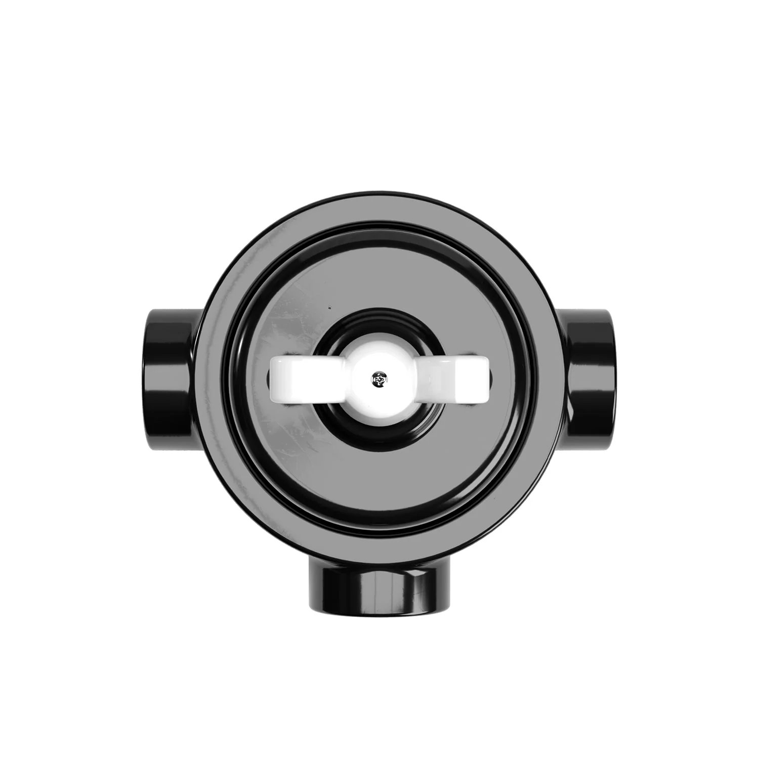 Switch/diverter kit with butterfly nut and base for Creative-Tubes in black porcelain - Image 23