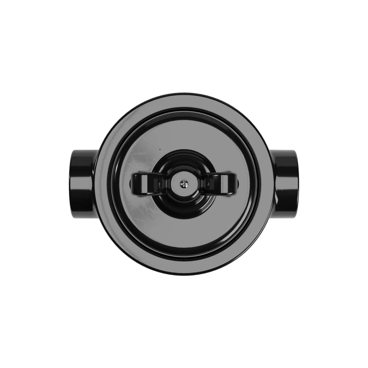 Switch/diverter kit with butterfly nut and base for Creative-Tubes in black porcelain - Image 40