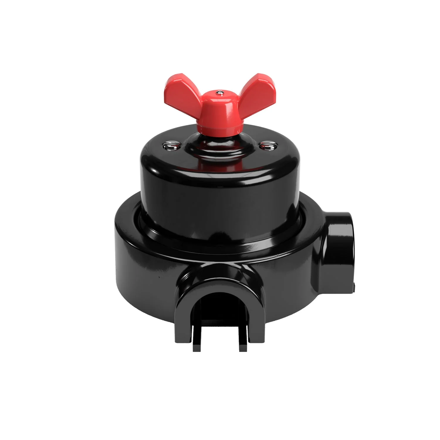Switch/diverter kit with butterfly nut and base for Creative-Tubes in black porcelain - Image 54