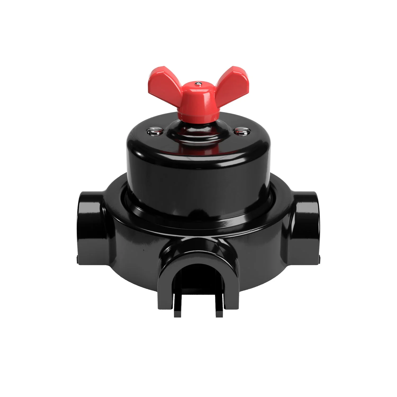 Switch/diverter kit with butterfly nut and base for Creative-Tubes in black porcelain - Image 64