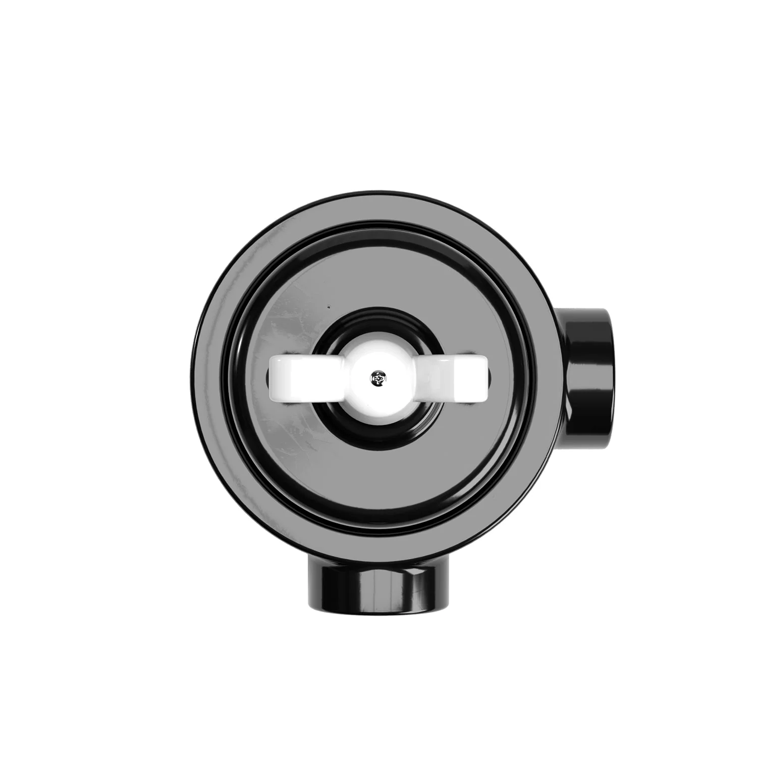 Switch/diverter kit with butterfly nut and base for Creative-Tubes in black porcelain - Image 9