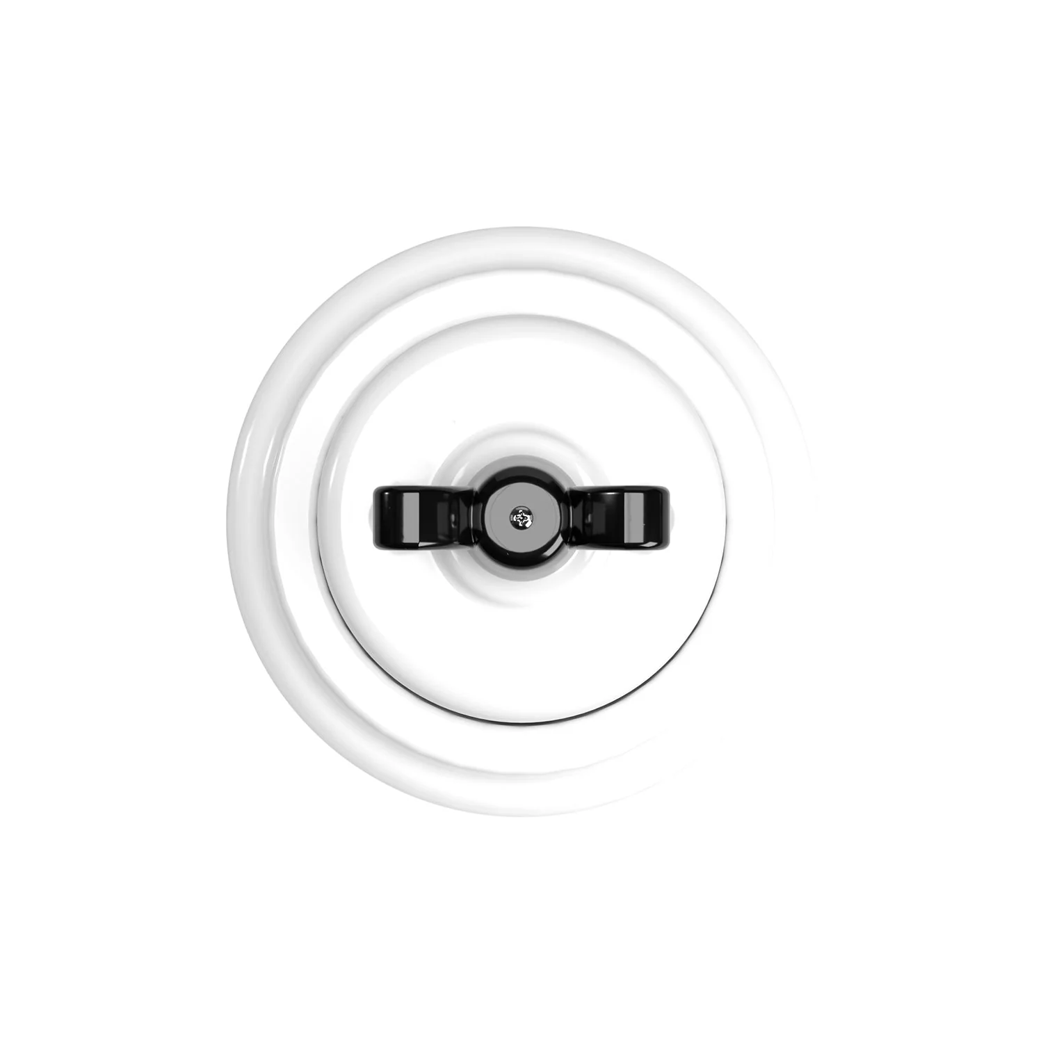 Switch/diverter kit with butterfly nut and white porcelain base - Image 10