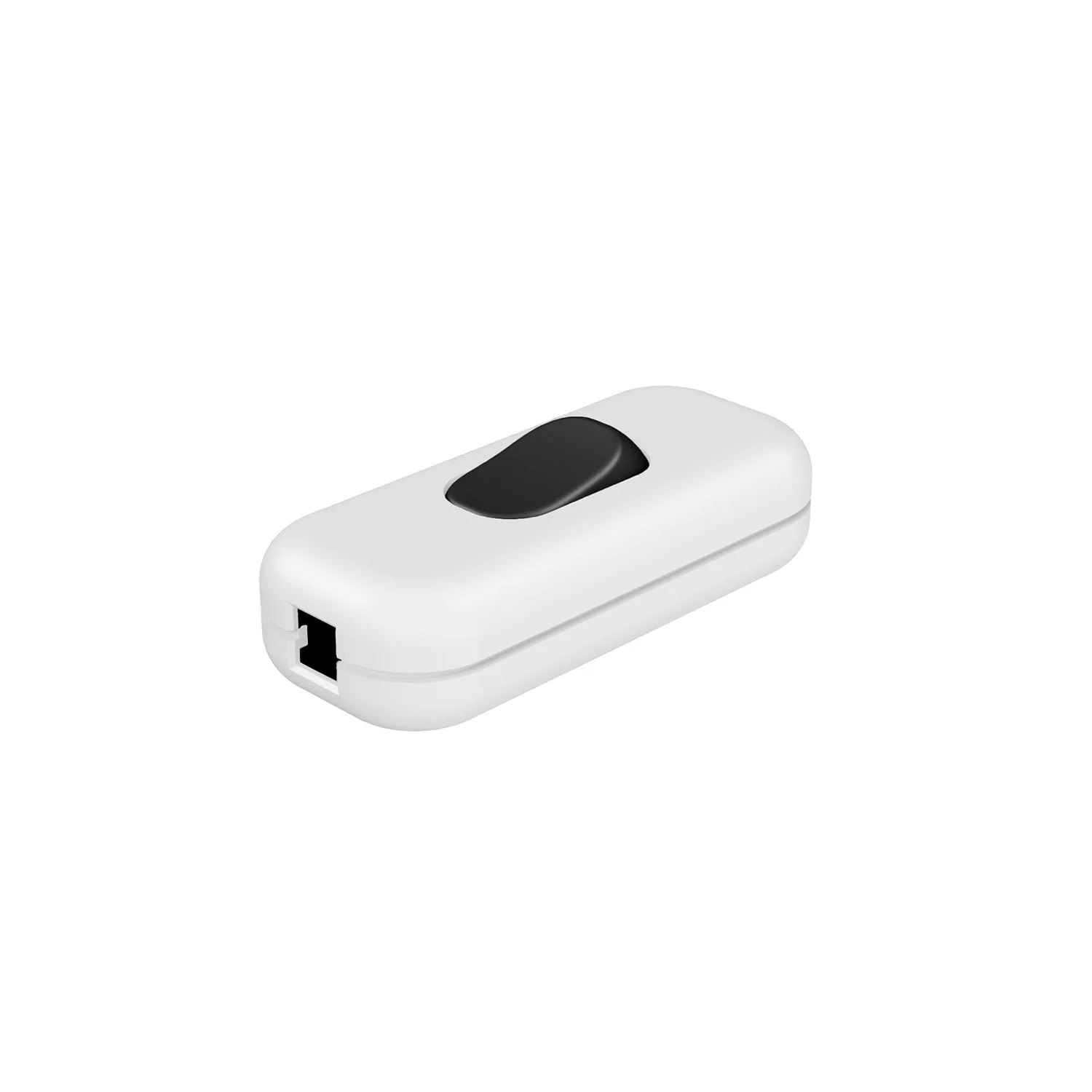 Single-pole Creative Switch wire breaker White and Black button - Image 2