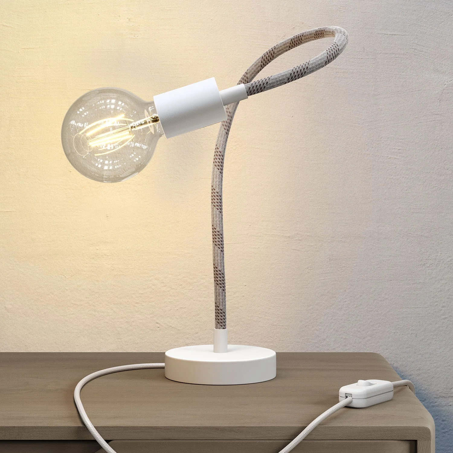 Table Flex adjustable table lamp with diffused light - Matt white - Image 2