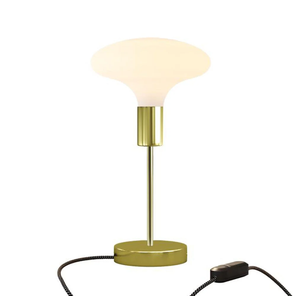 Idra table lamp in metal - Brass - Image 5