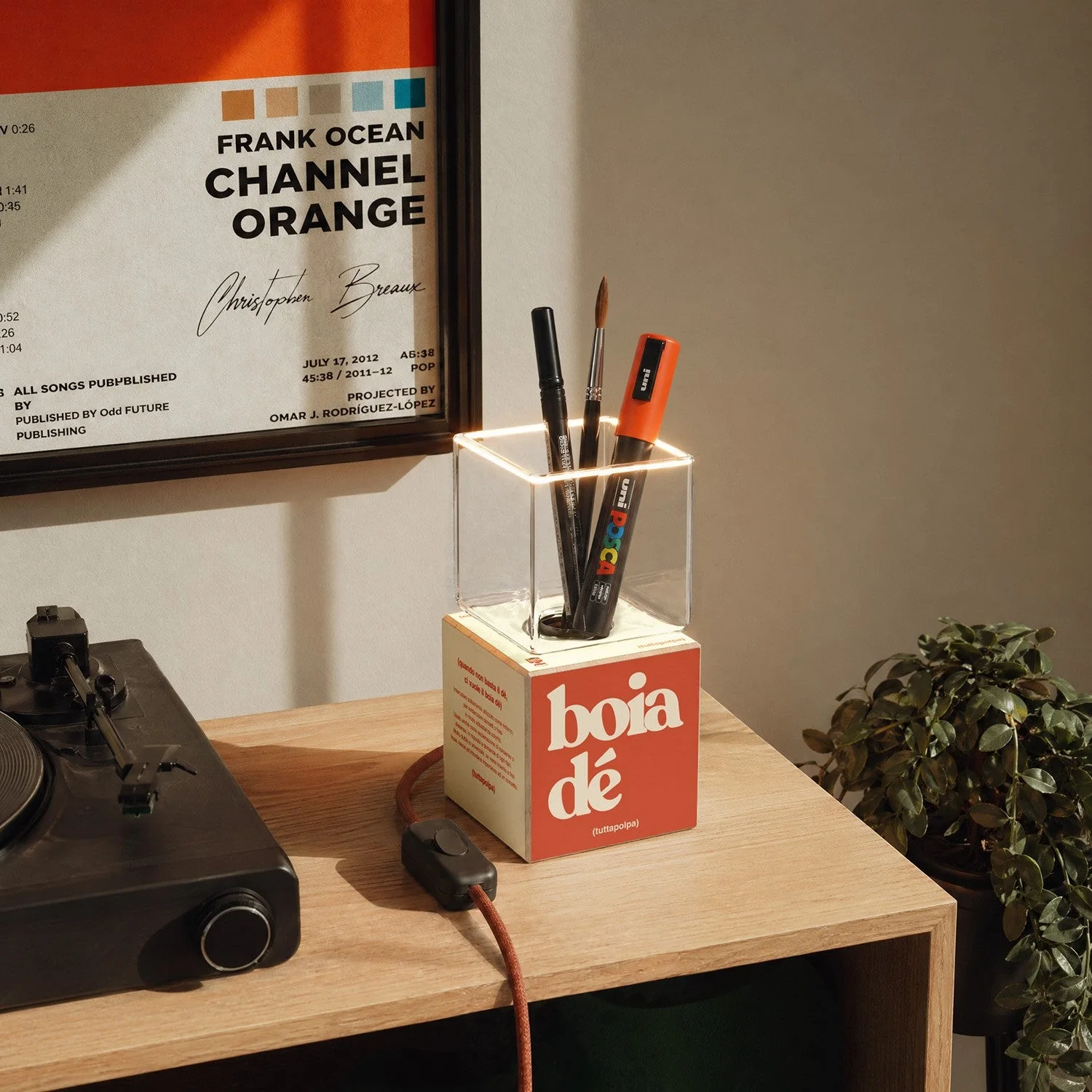 Cubetto table lamp "Boia de" with Ghost Light bulb - Tuttapolpa - Image 3