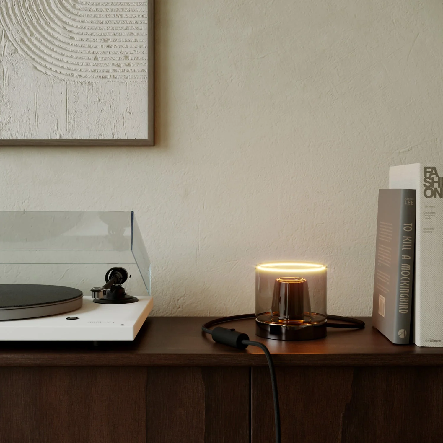 Posaluce Ghost table lamp - Pearl black - Image 2