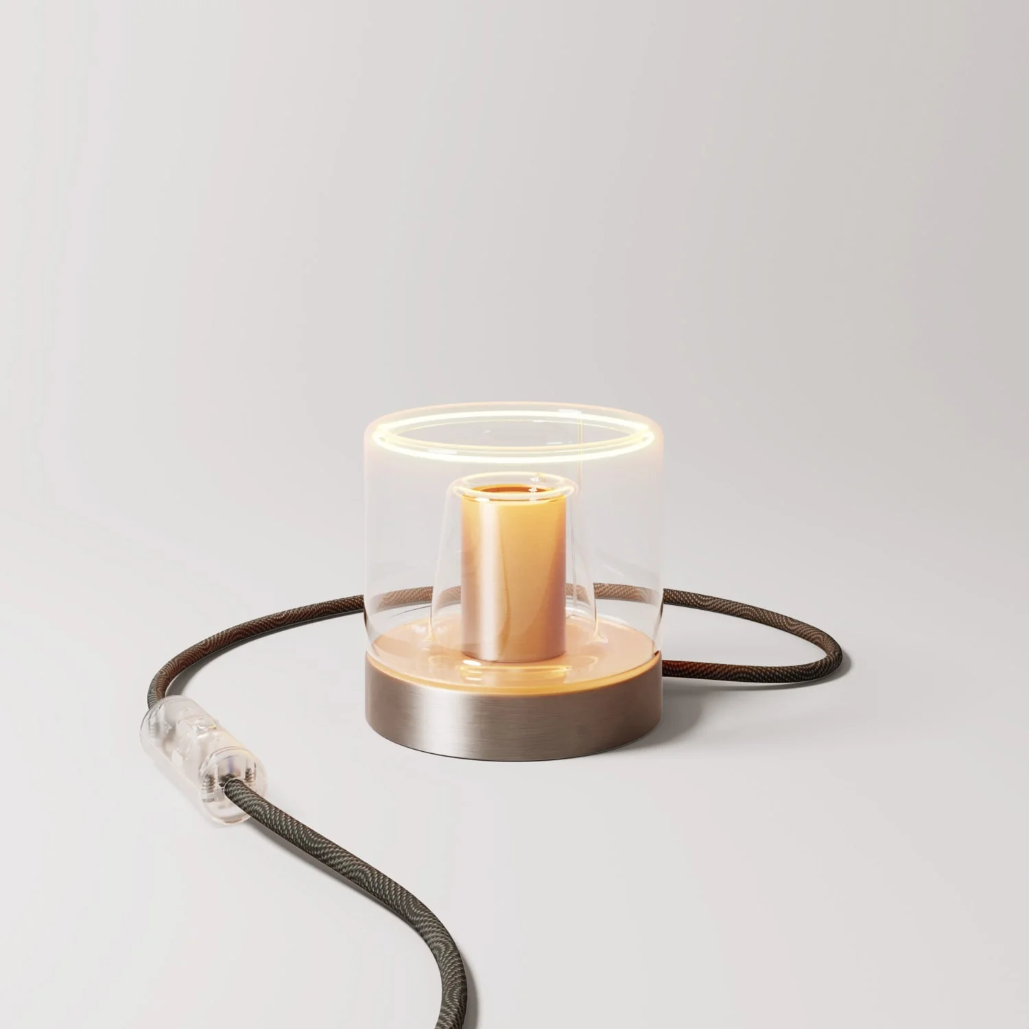 Posaluce Ghost table lamp - Satin titanium