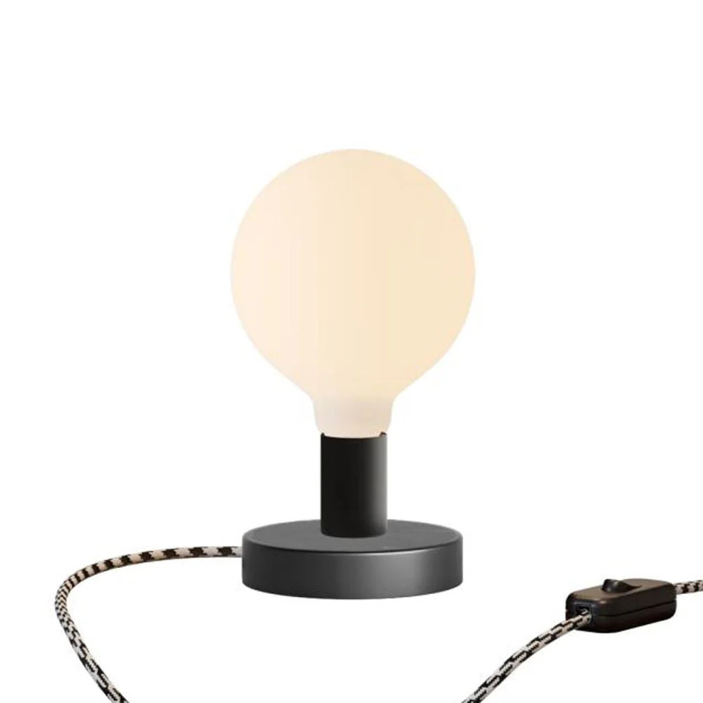 Posaluce Globo metal table lamp - Black