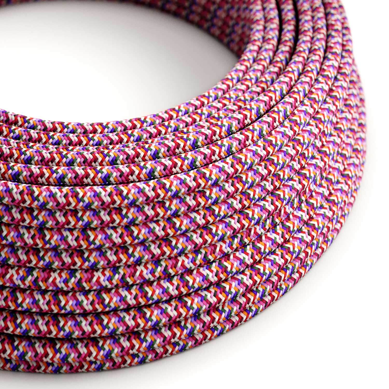 Fabric cable for lighting Pixel Palette Fuchsia – The Original Creative Cables, to enhance your lamps – RX00