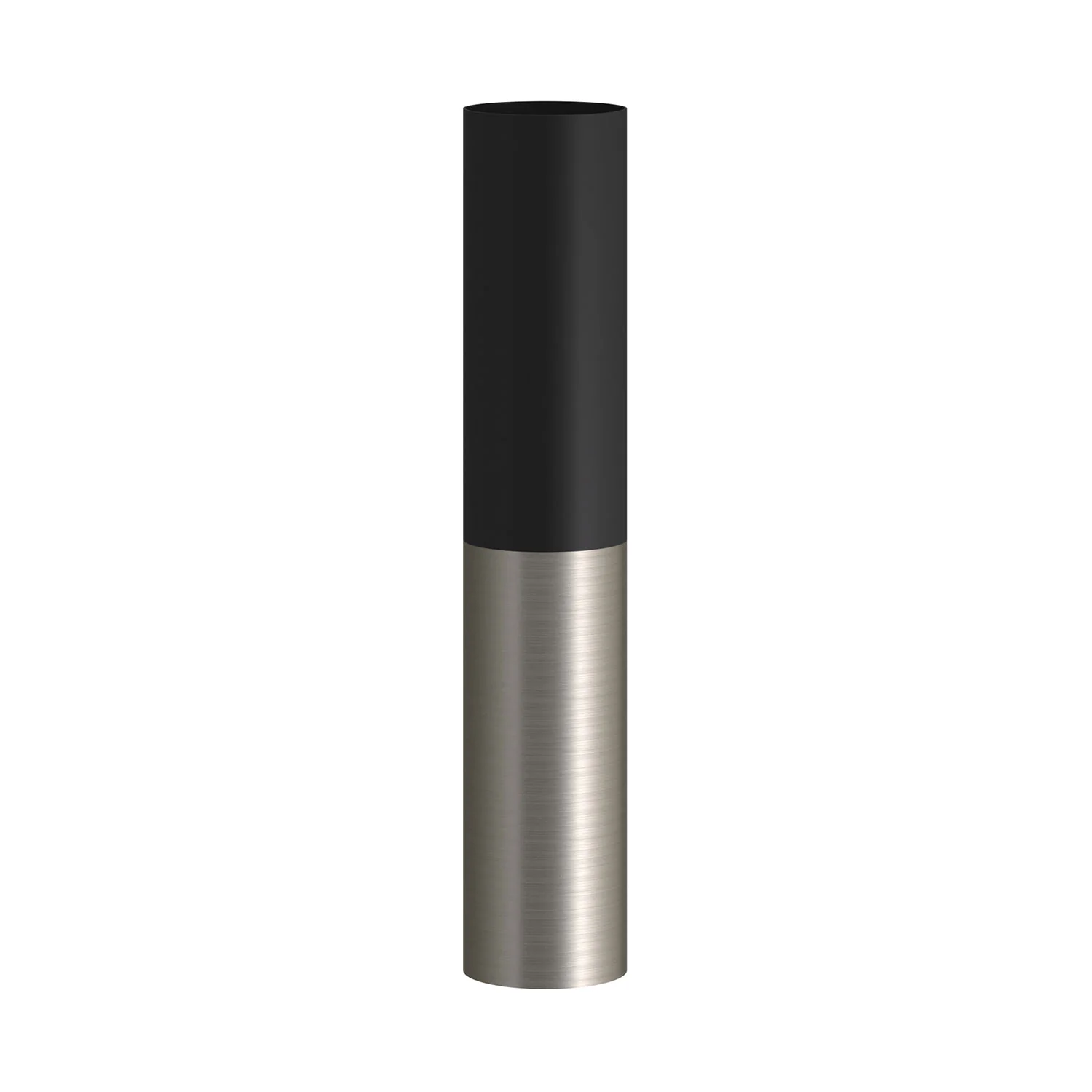 Tub-E12, double metal tube spotlight with double E12 socket ring - Black and Brushed Titanium - Image 3