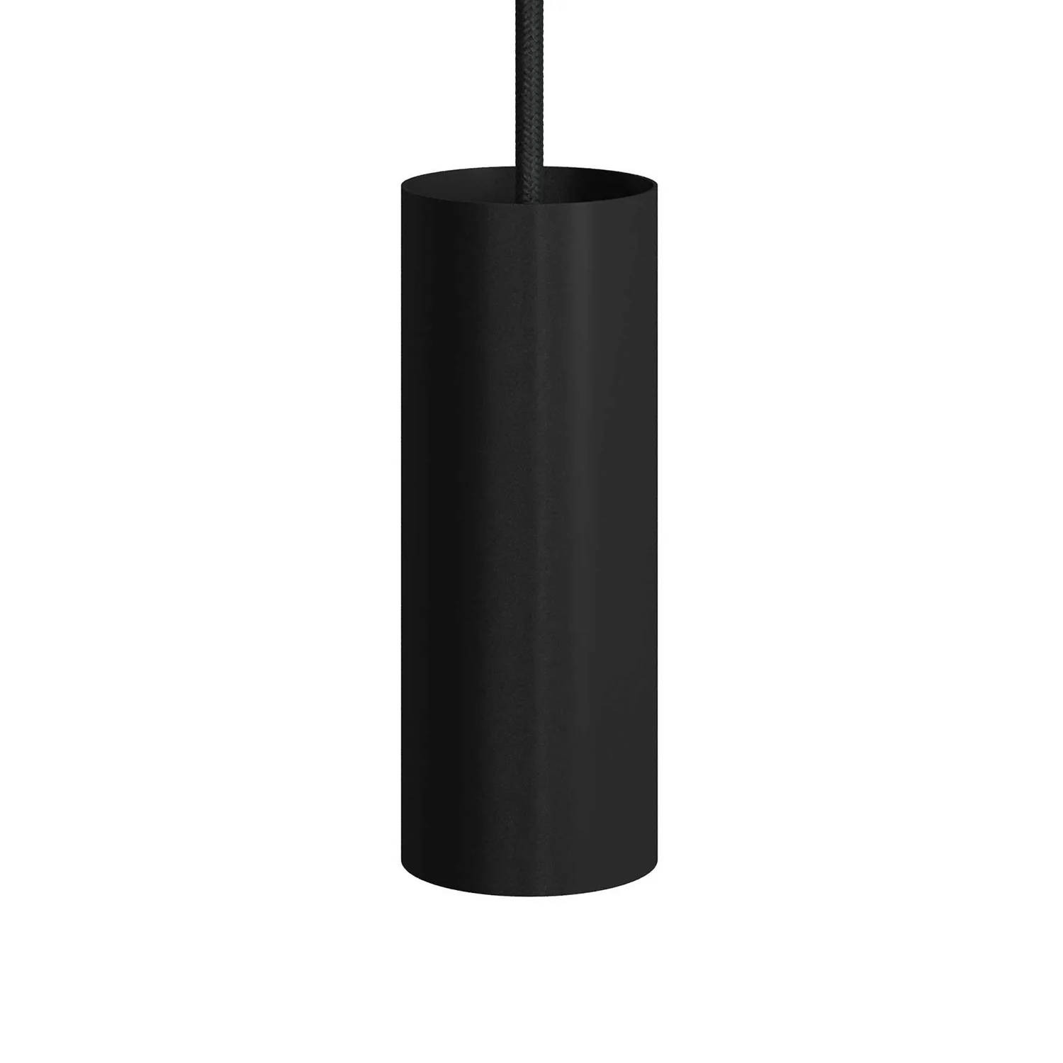 Tub-E12, spotlight tube with E12 double ferrule socket - Black