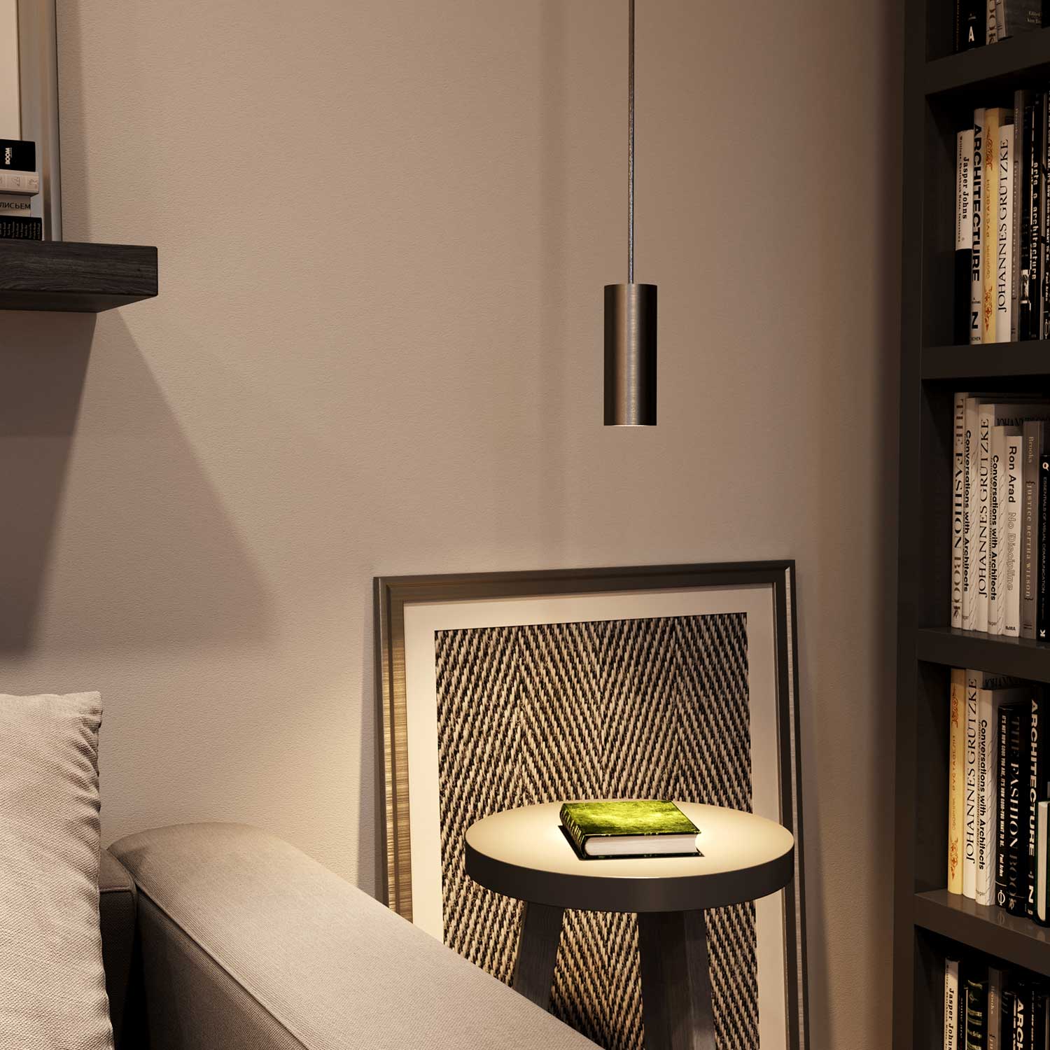 Tub-E12, spotlight tube with E12 double-ferrule socket - Brushed titanium - Image 6