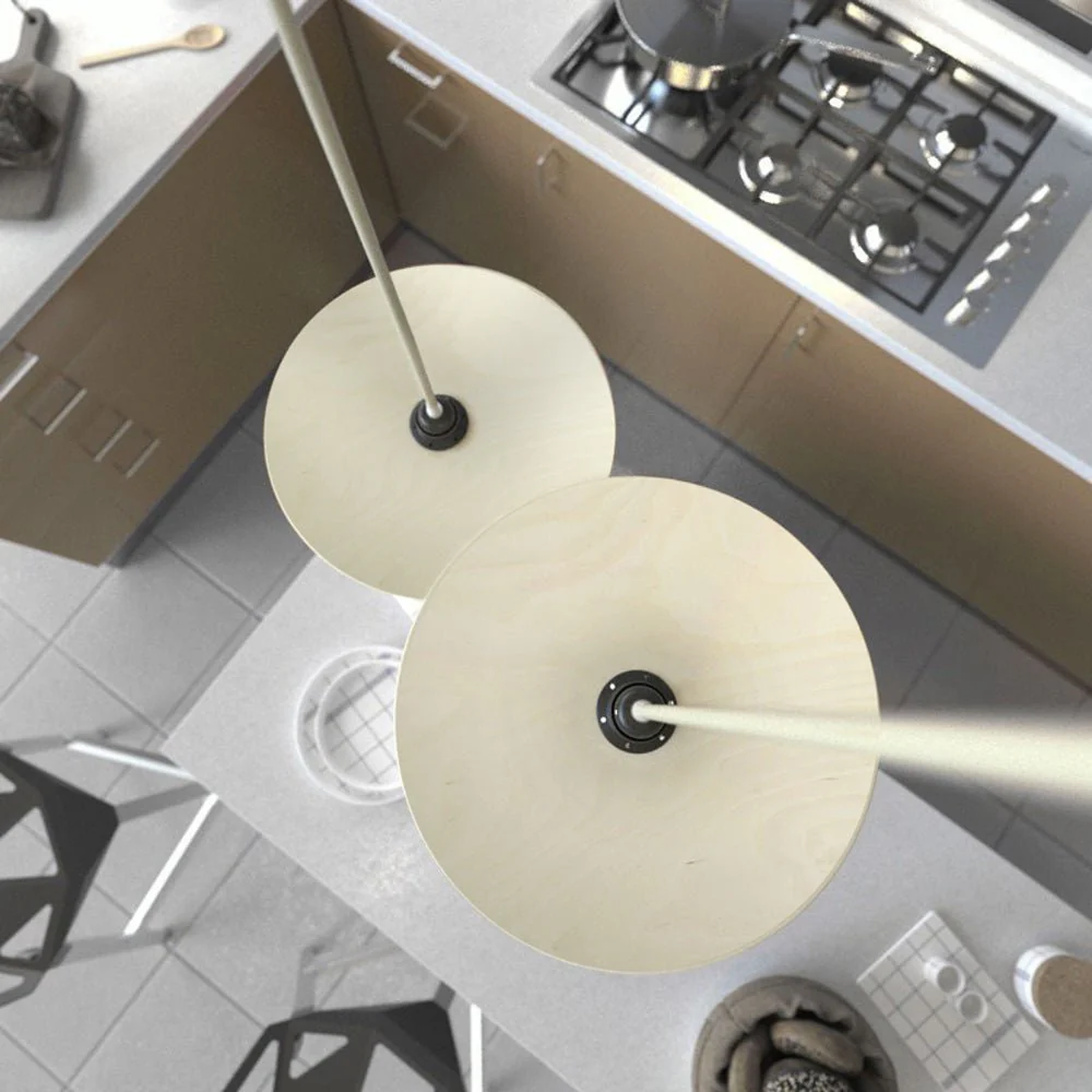 UFO lampshade in natural wood - Neutral - Image 2