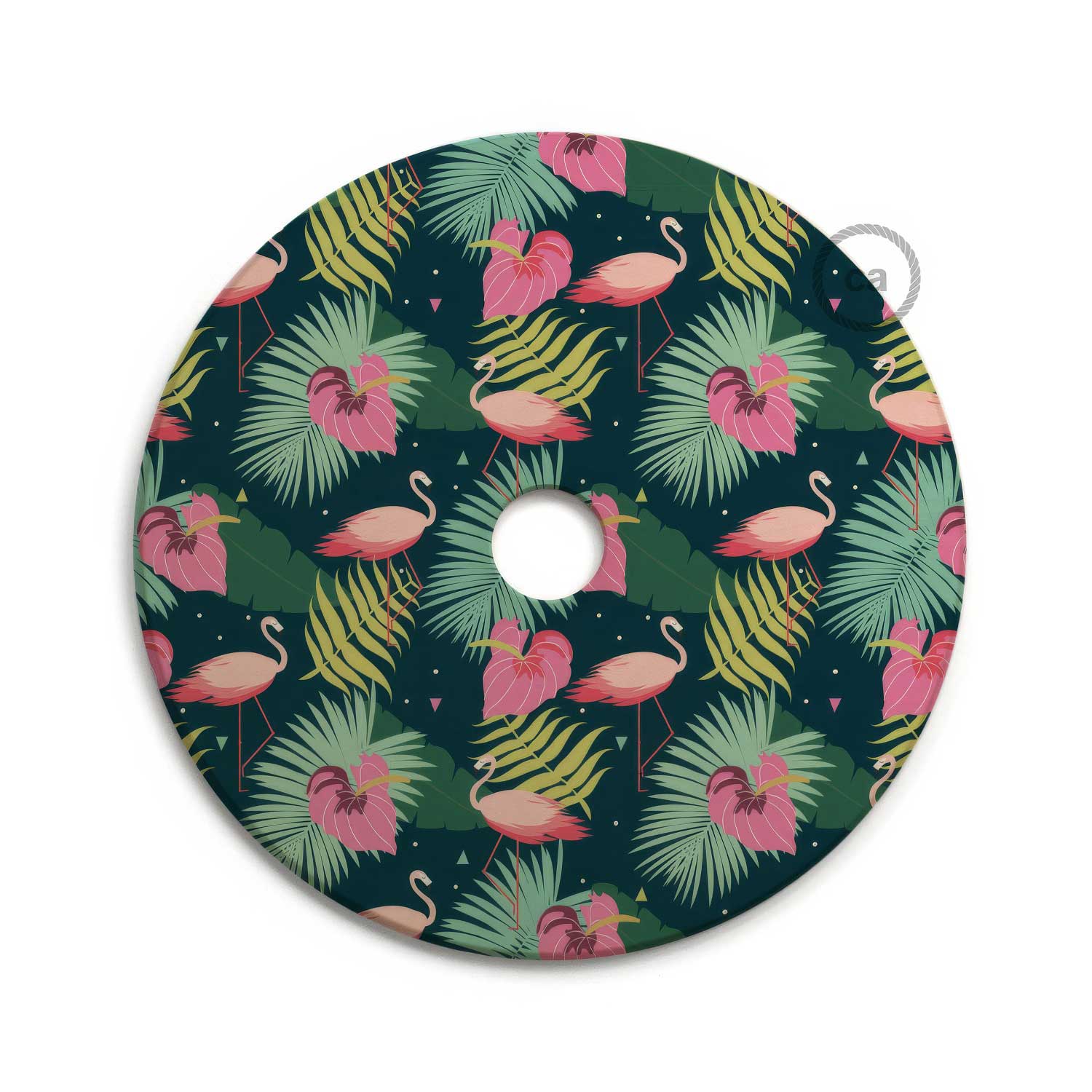UFO wooden lampshade Special Edition Italian Illustrators, double-sided, diameter 33 cm - Annachiara Zaminato - Image 5