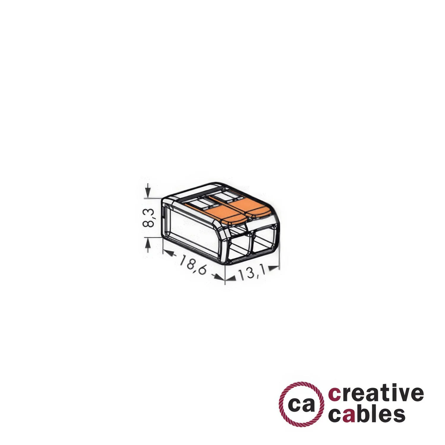 Universal clamp 2 Entries Transparent - Image 5