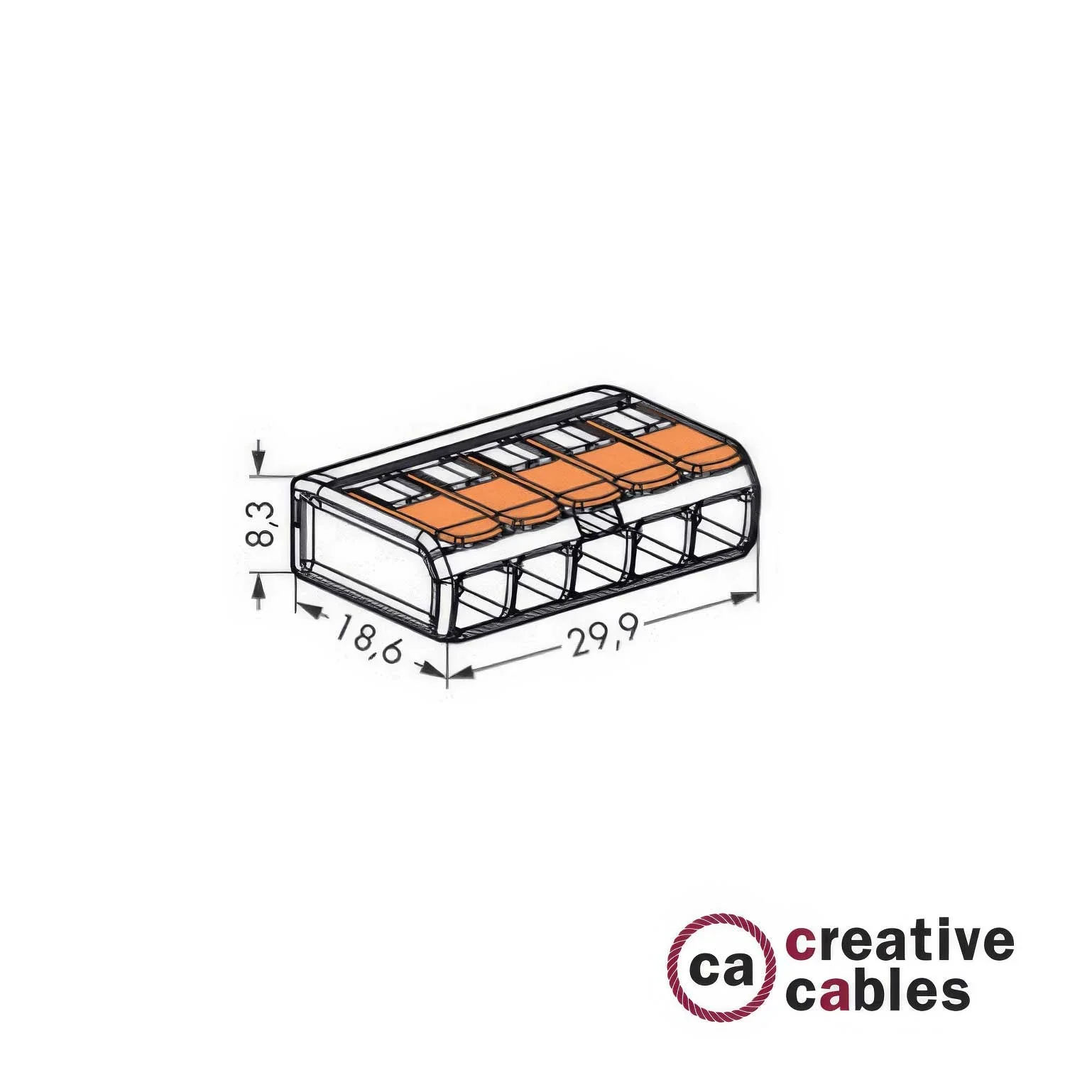 Universal clamp 5 Inputs Transparent - Image 5