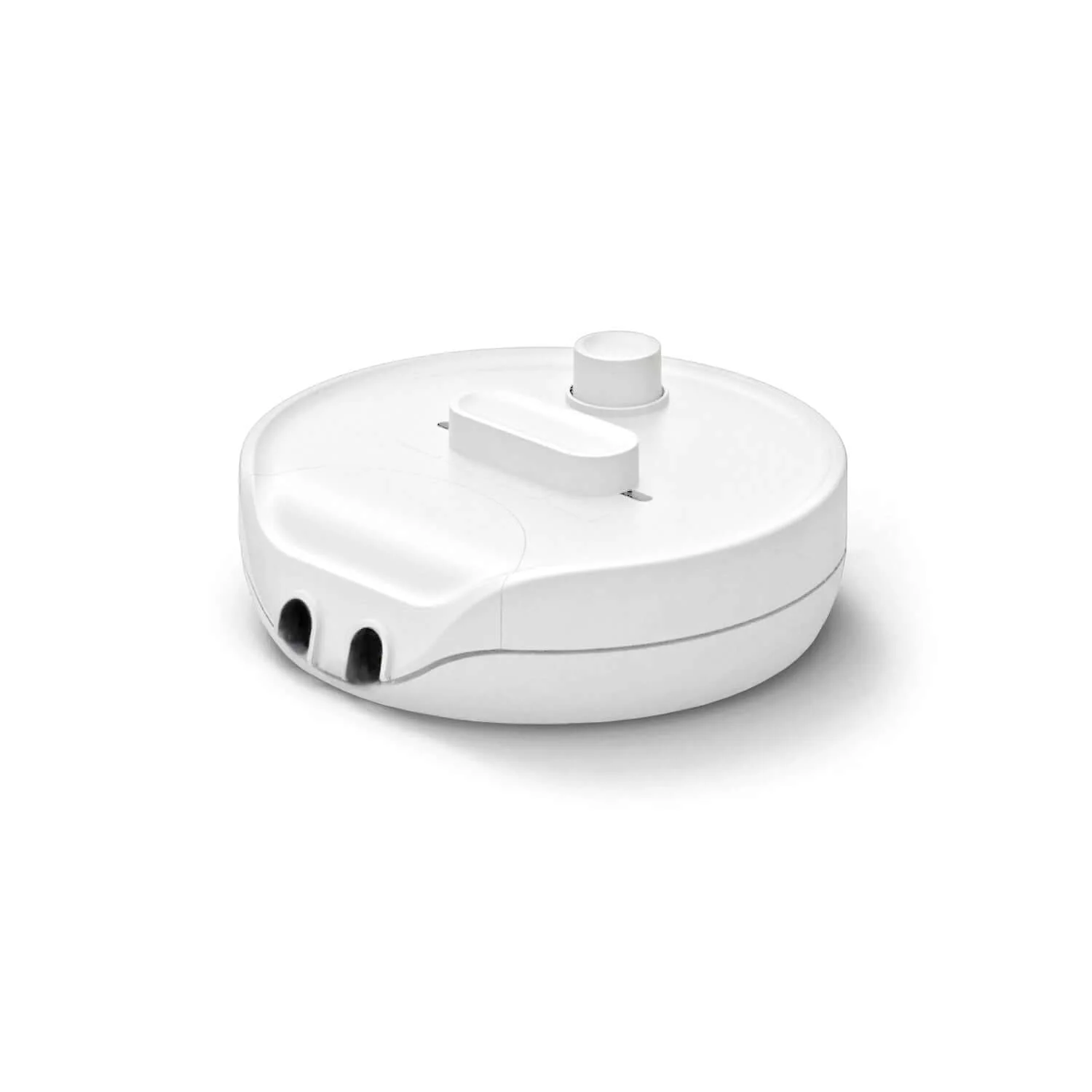 Universal round dimmer with push button and earth terminal - UL approved - White