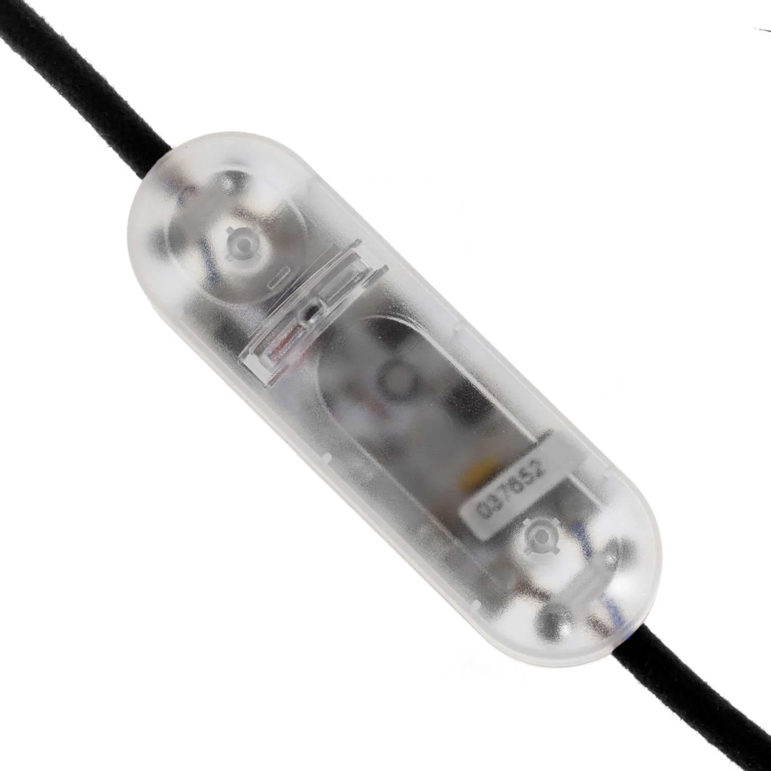 Universal dimmer with integrated button - UL certified - Transparent