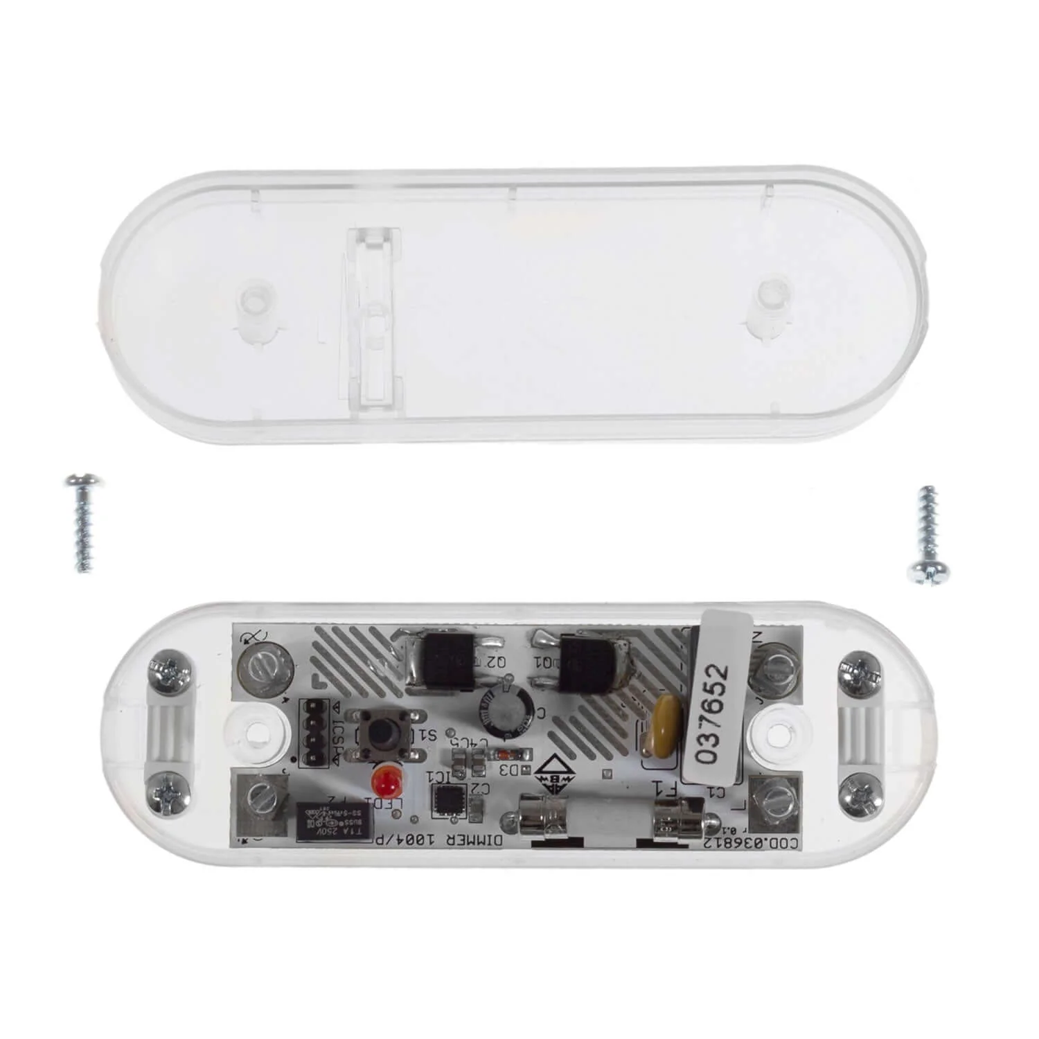 Universal dimmer with integrated button - UL certified - Transparent - Image 2