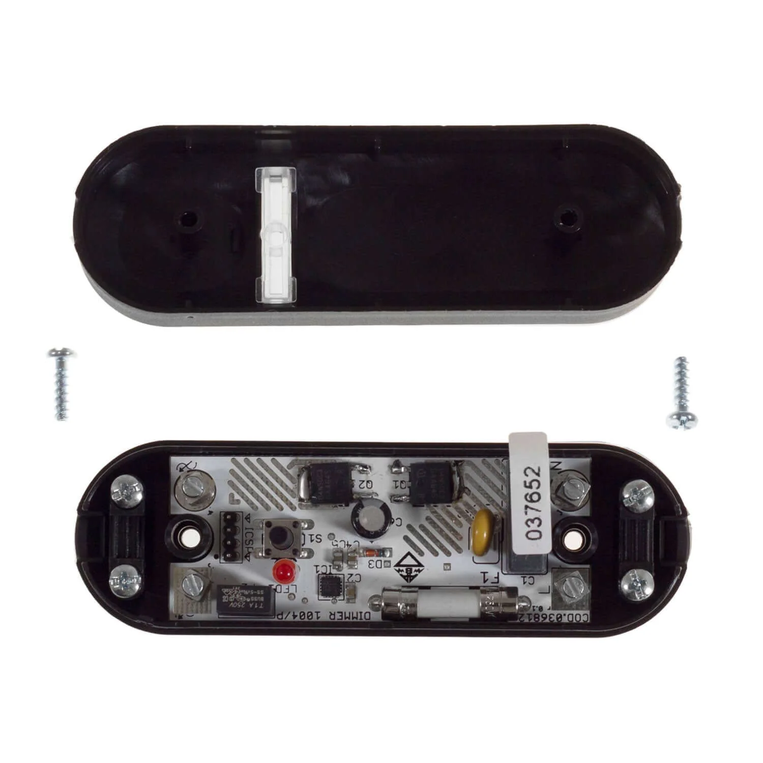 Universal dimmer with integrated button - UL certified - Black - Image 2