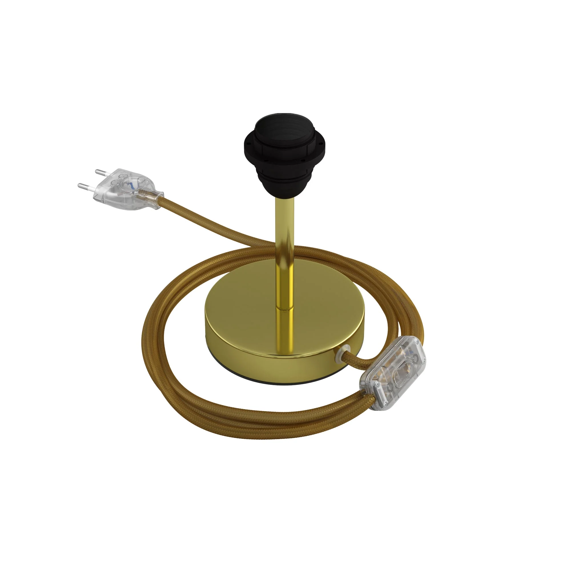 Lamp raiser for lampshade - Table lamp in metal - Brass - Image 5