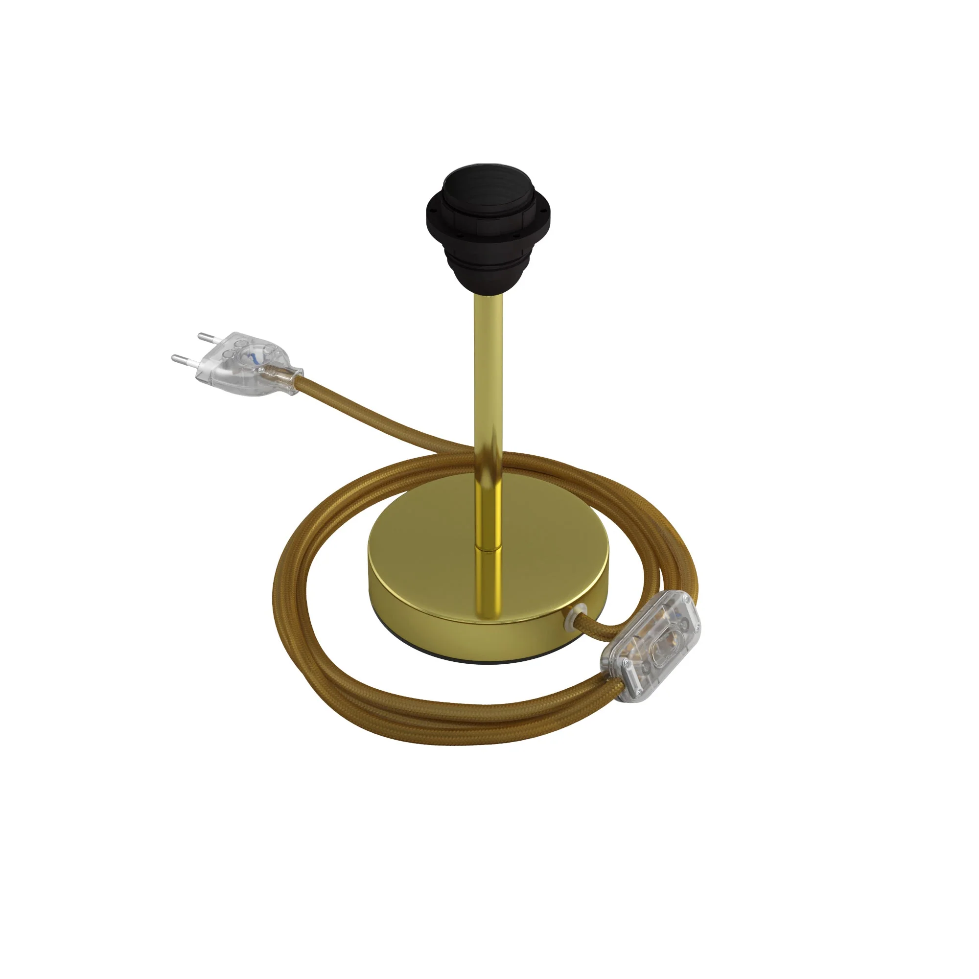 Lamp raiser for lampshade - Table lamp in metal - Brass - Image 6