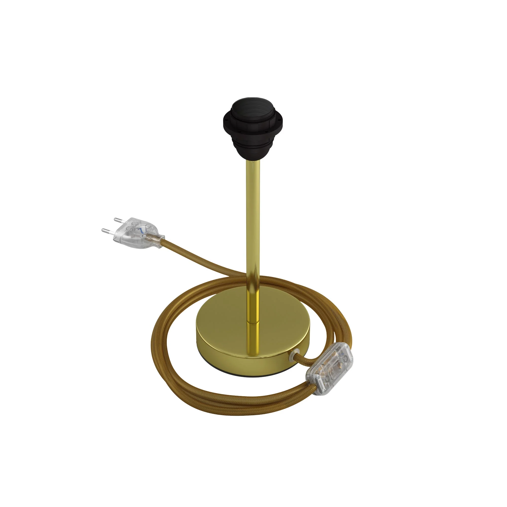 Lamp raiser for lampshade - Table lamp in metal - Brass - Image 7