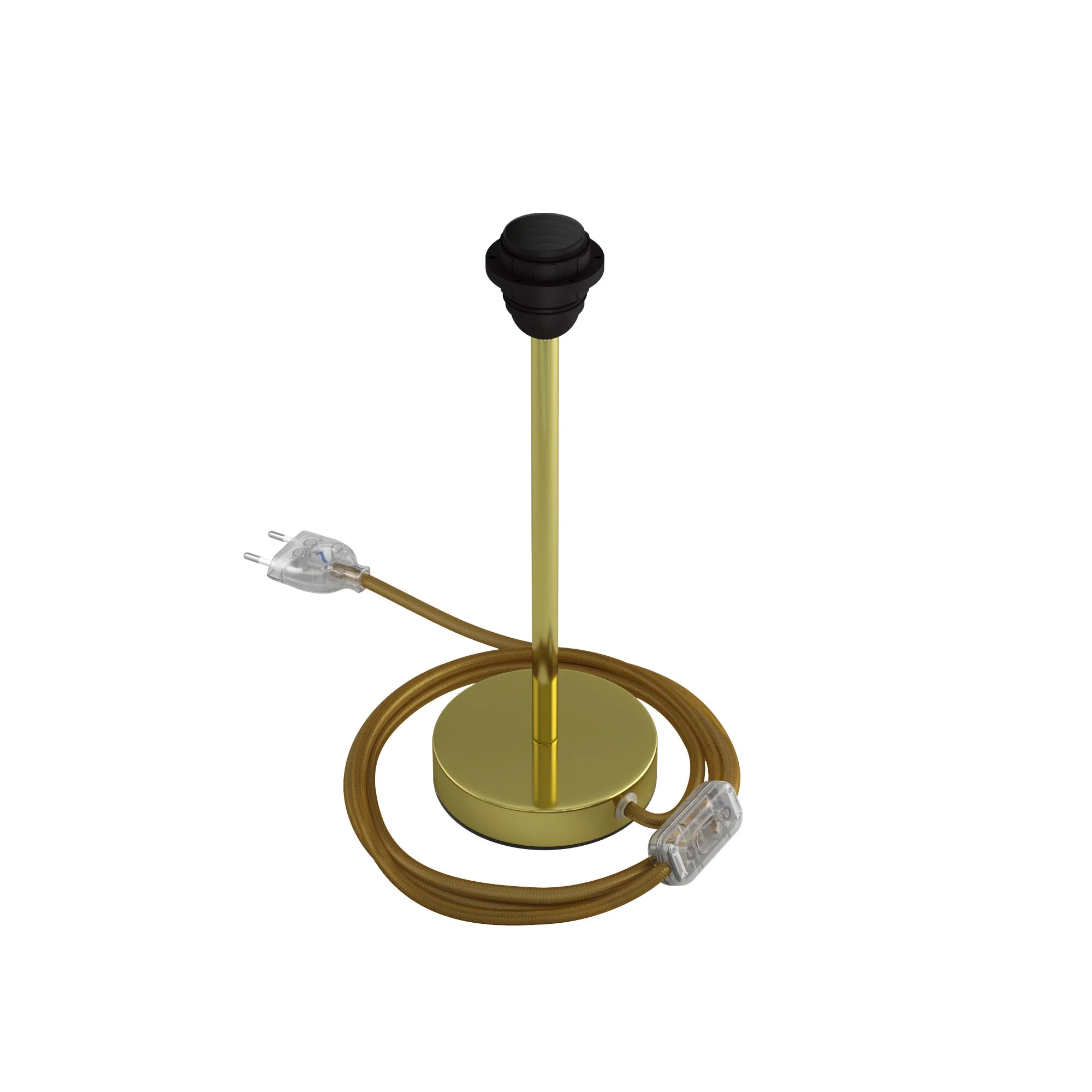 Lamp raiser for lampshade - Table lamp in metal - Brass - Image 8