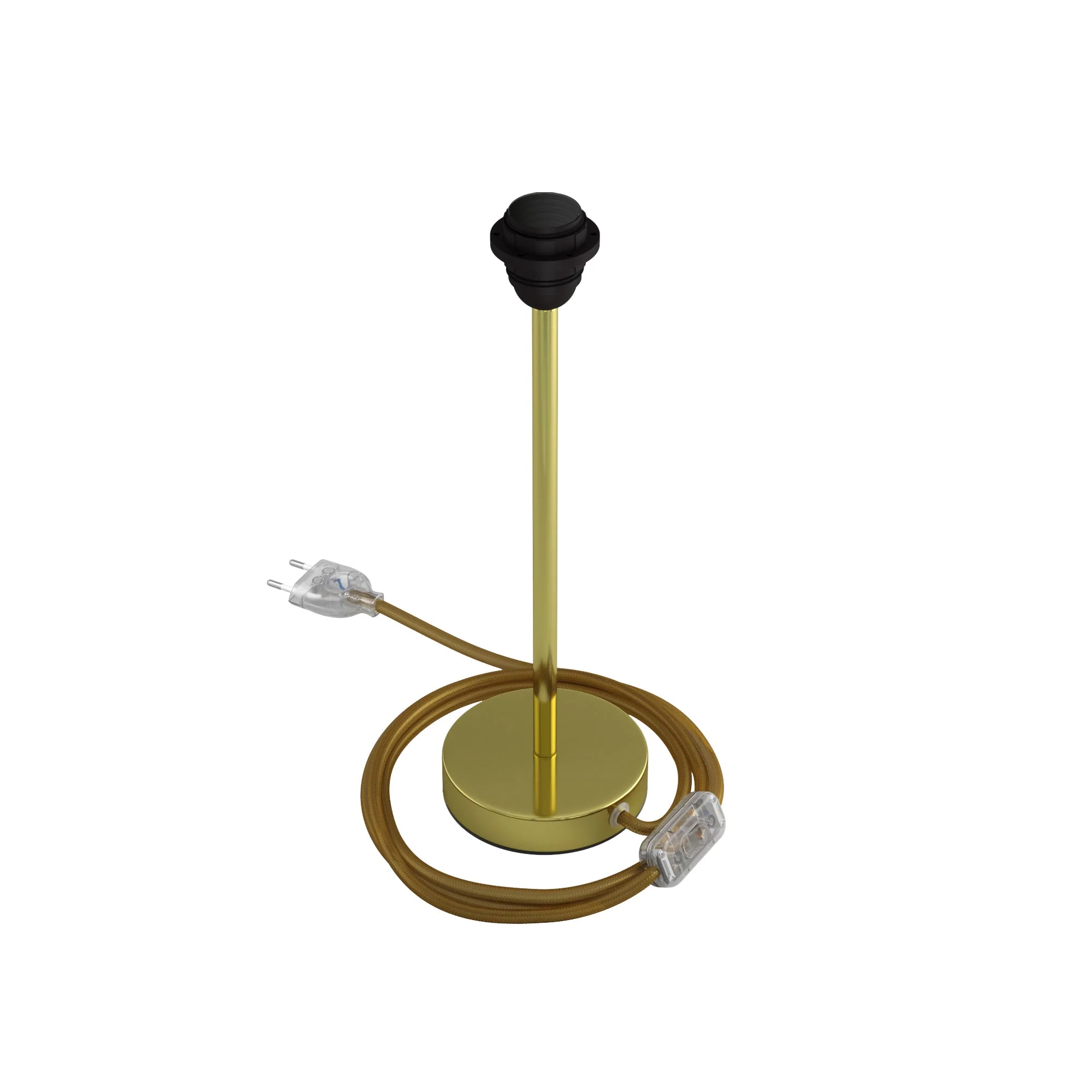 Lamp raiser for lampshade - Table lamp in metal - Brass - Image 9