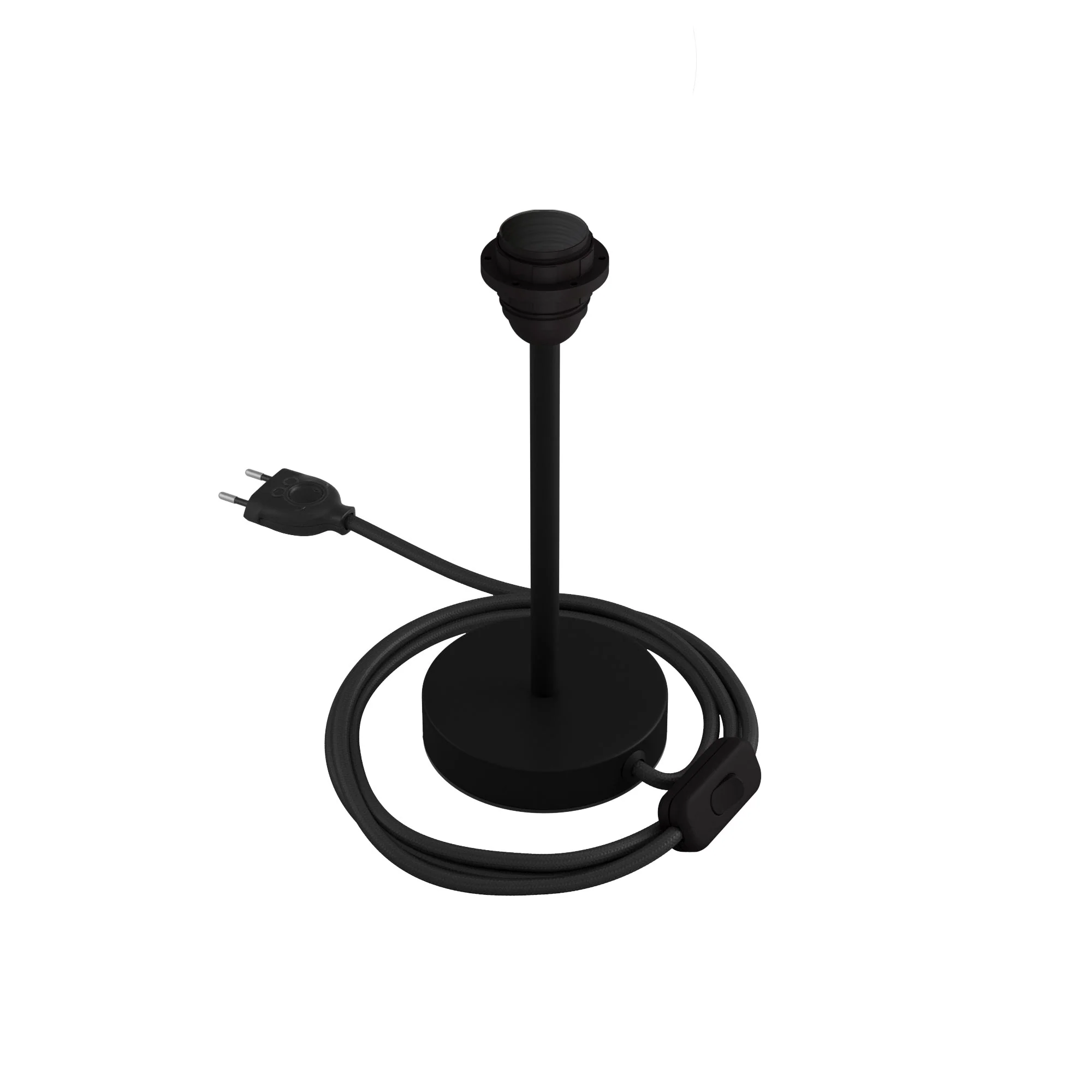 Lampshade riser - Metal table lamp - Matte black - Image 7