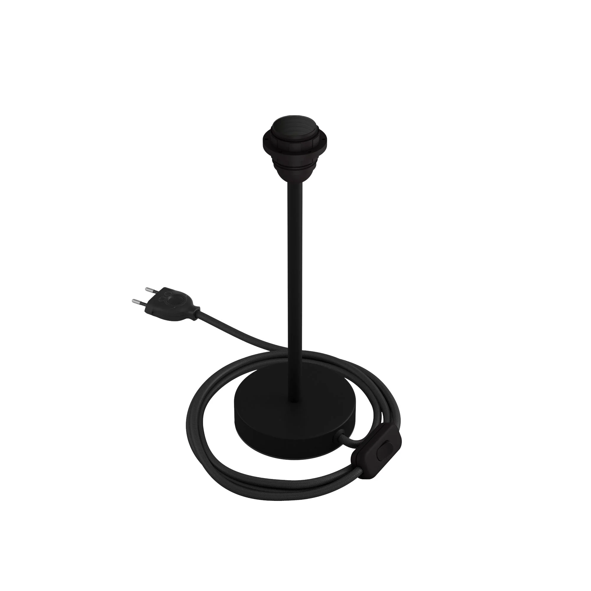 Lampshade riser - Metal table lamp - Matte black - Image 8
