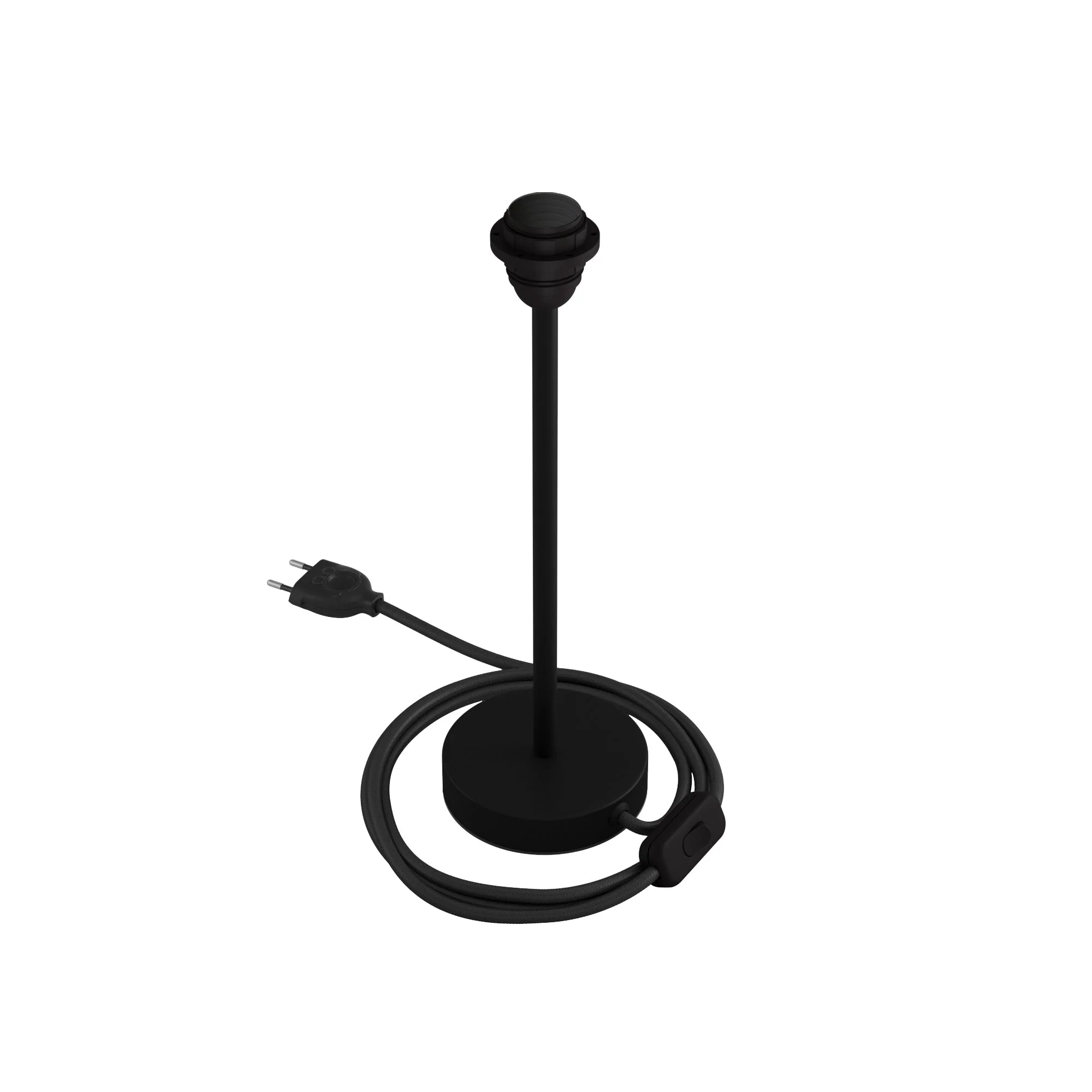 Lampshade riser - Metal table lamp - Matte black - Image 9