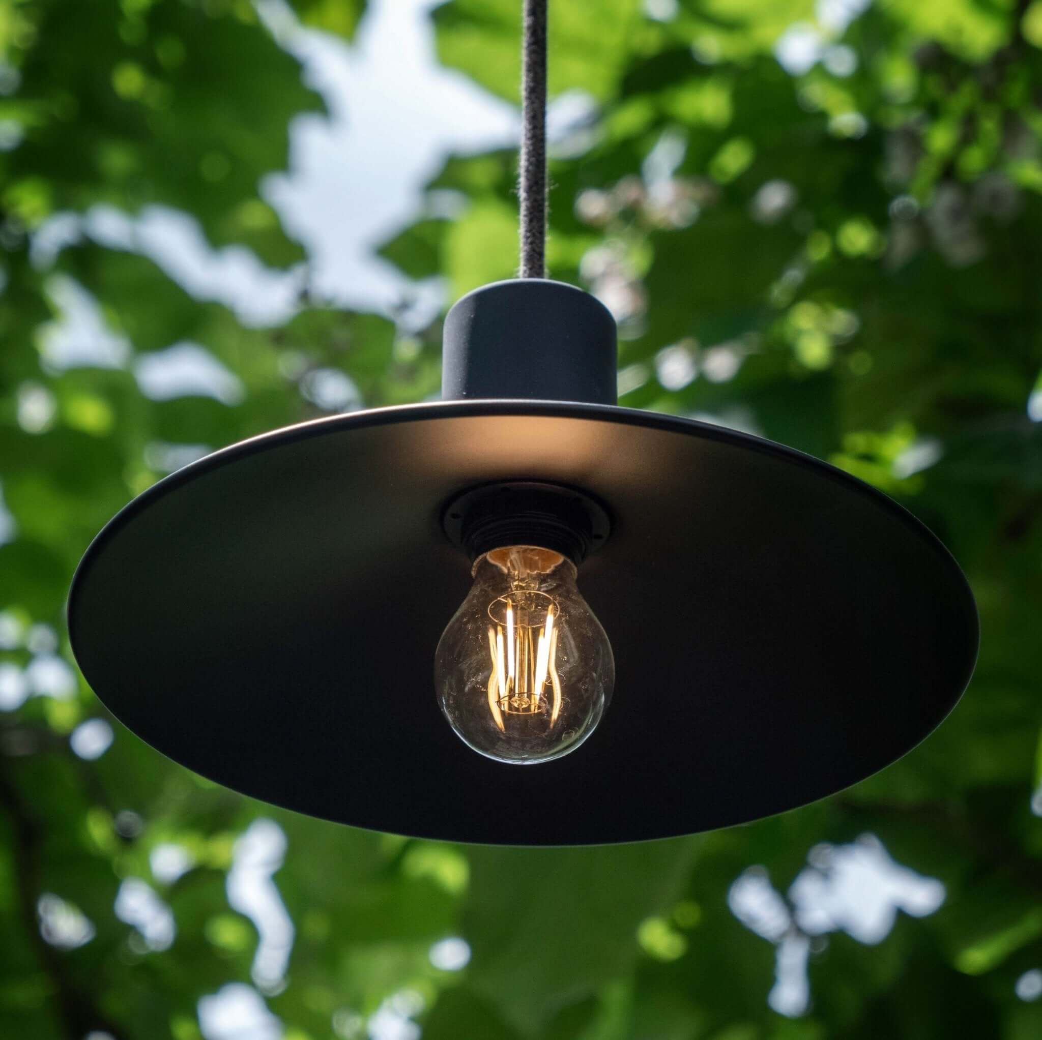 UV resistant outdoor round electric cable covered in natural linen Brown SN04 - compatible with Eiva Outdoor IP65 - Image 3