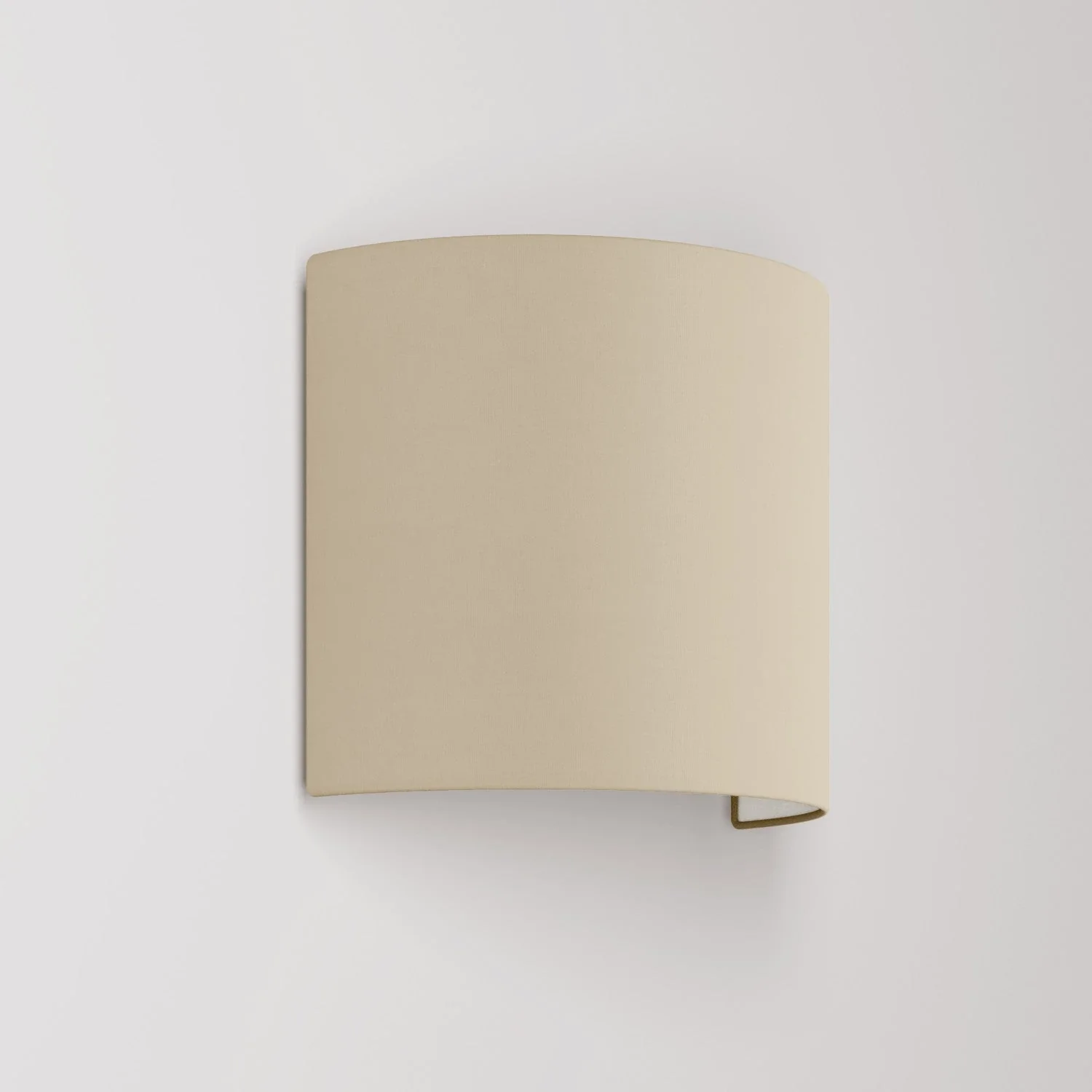Ventola wall light with Arenal taupe fabric lampshade - Made in Italy