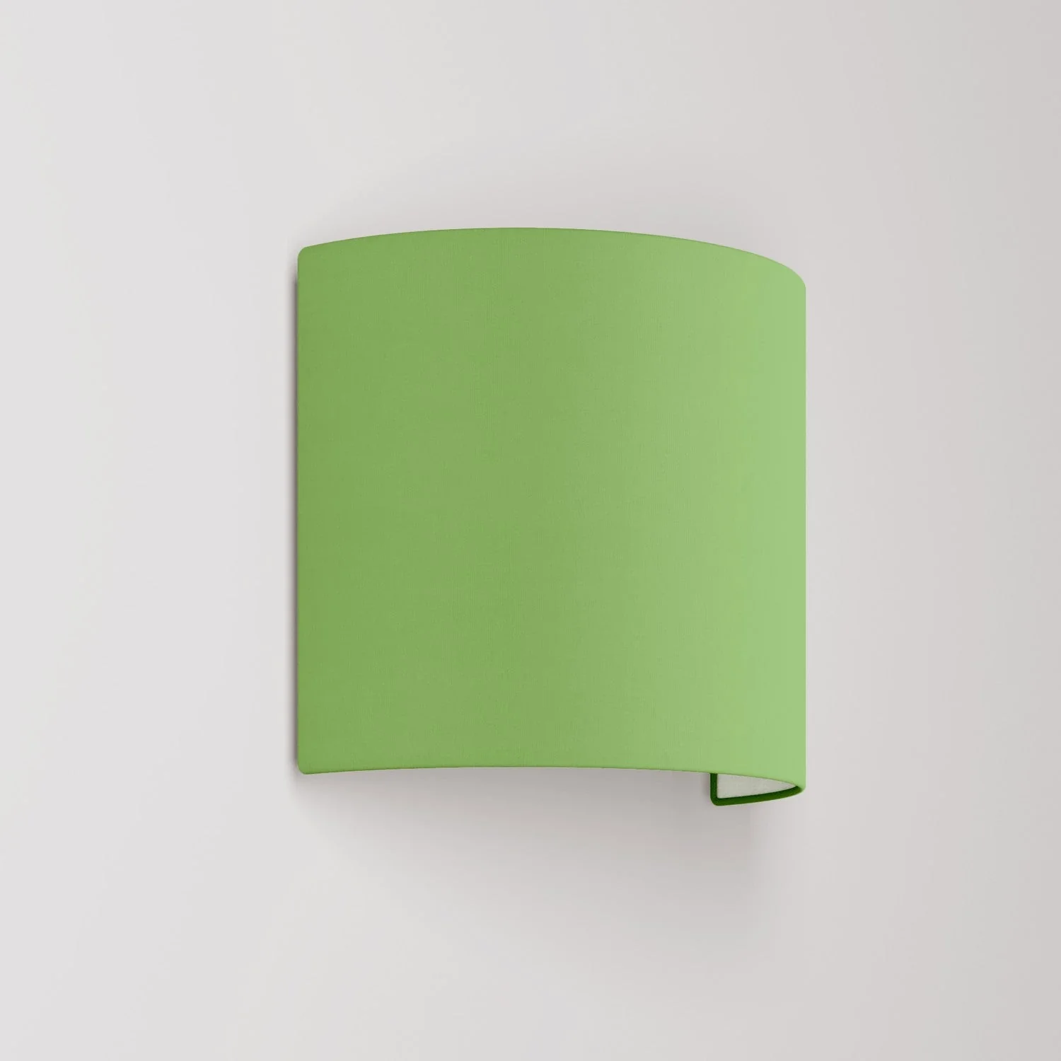 Ventola wall light with Cinette pistachio green fabric lampshade - Made in Italy