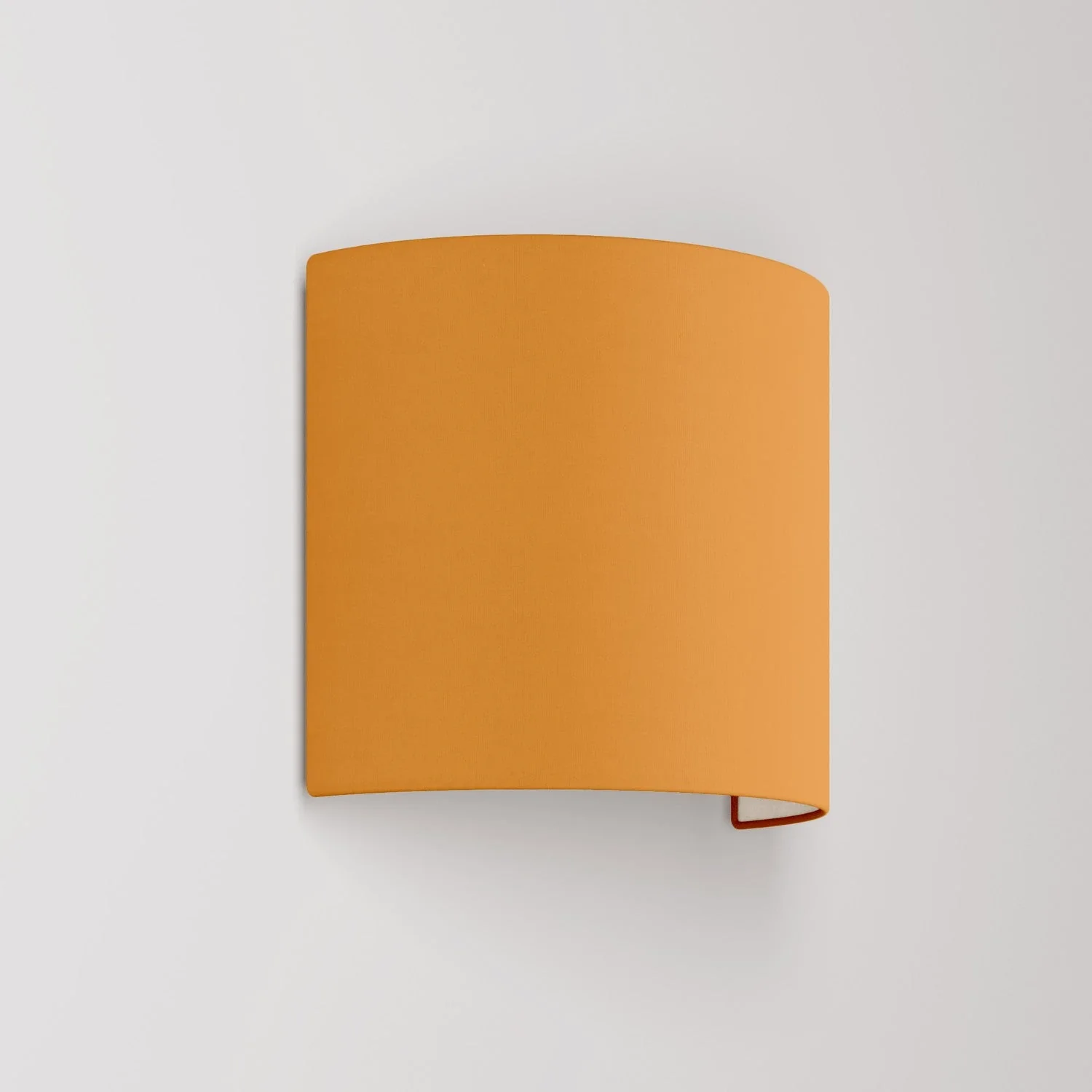 Ventola wall light with Teletta mandarin fabric lampshade - Made in Italy