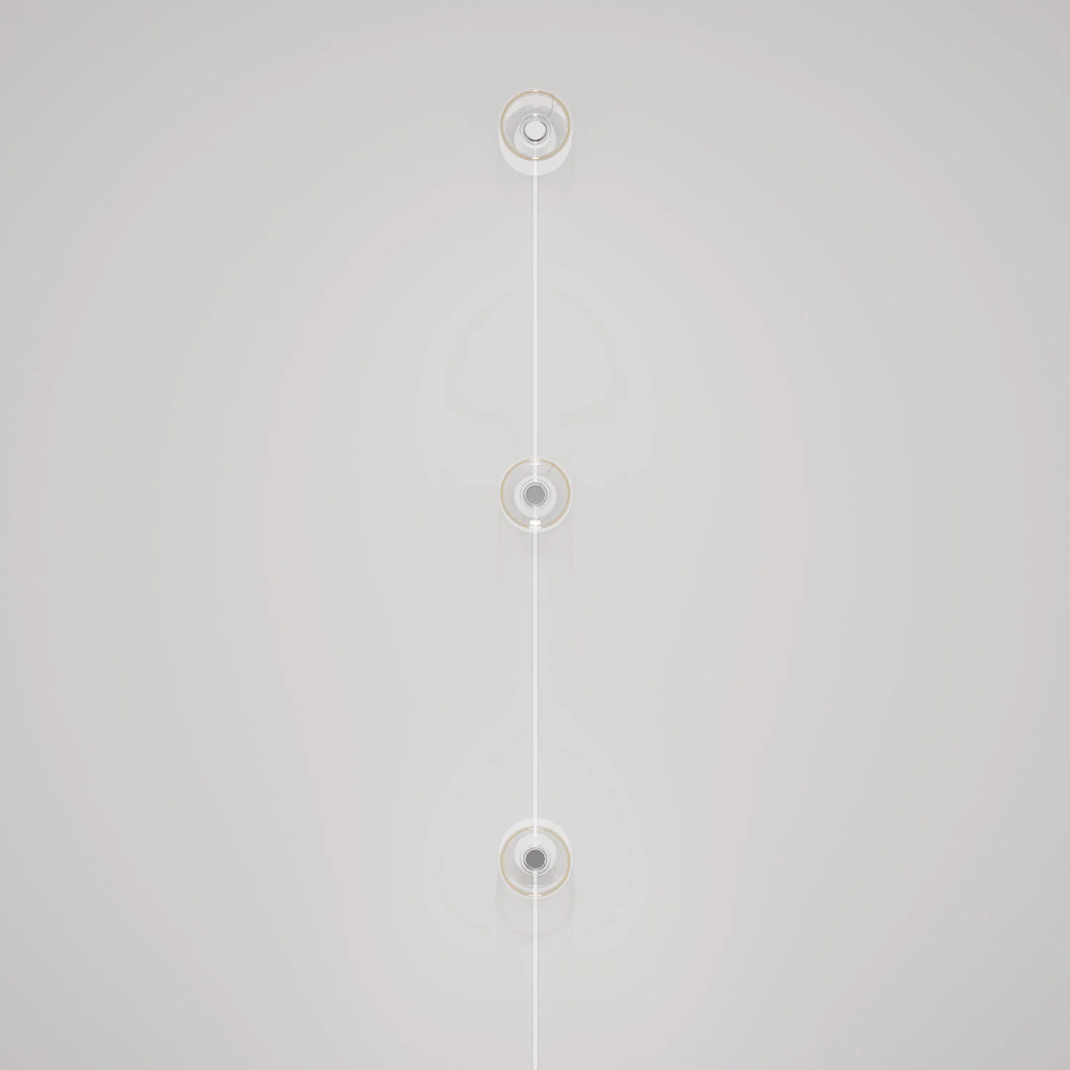 Spostaluce wall lamp with plug, 3 Ghost light bulbs and white cable - Image 3