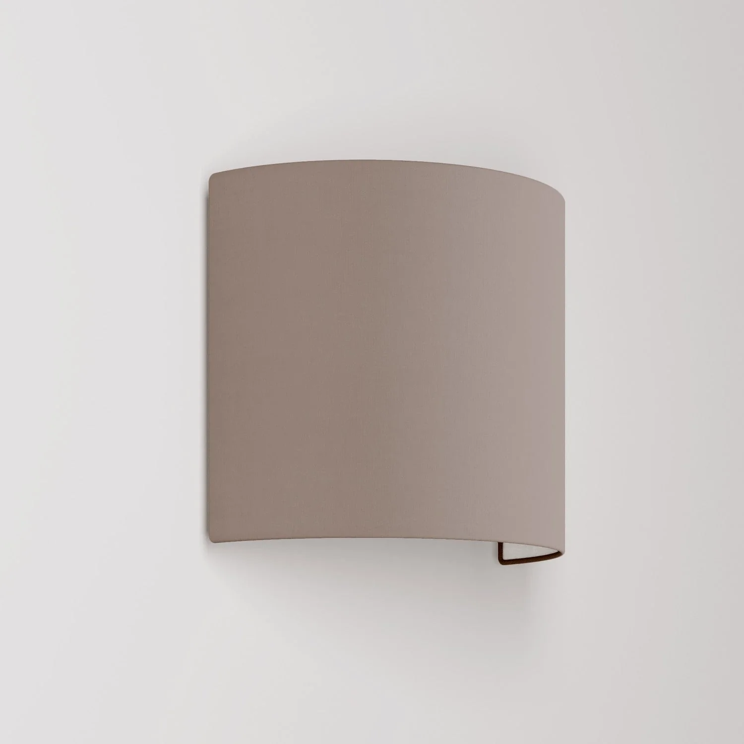 Ventola wall light with fabric lampshade - Made in Italy - Arenal Cenere