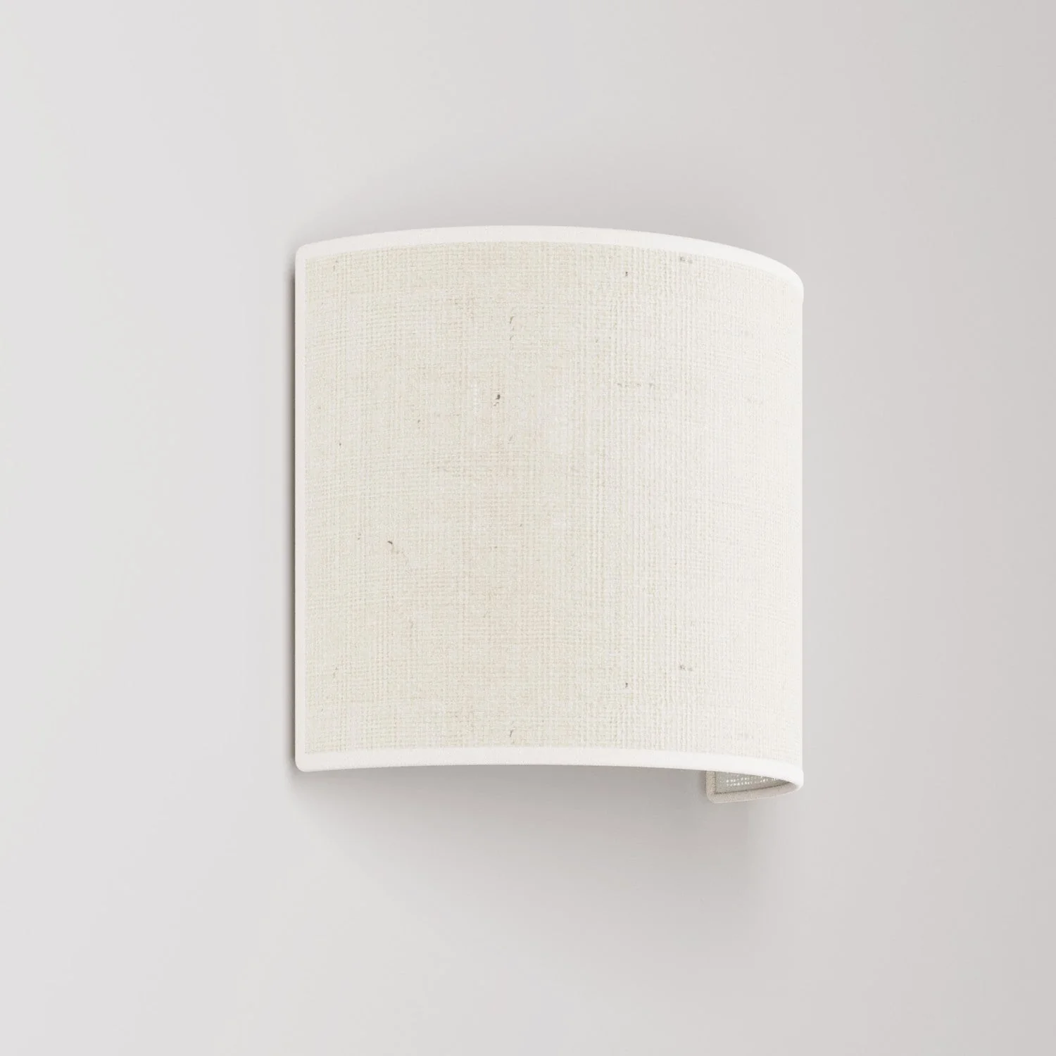 Ventola wall light with lampshade in light Jute fabric - Made in Italy
