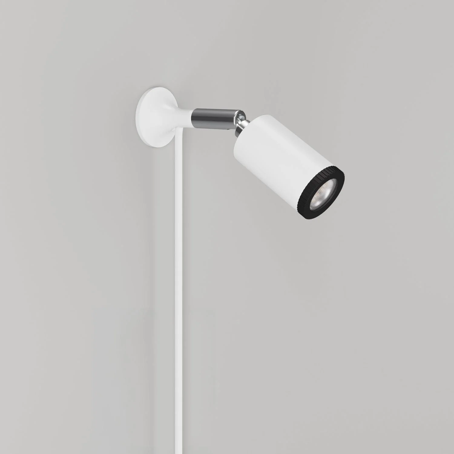 MAG-Y wall lamp with joint and spot light - Matt White - Image 5