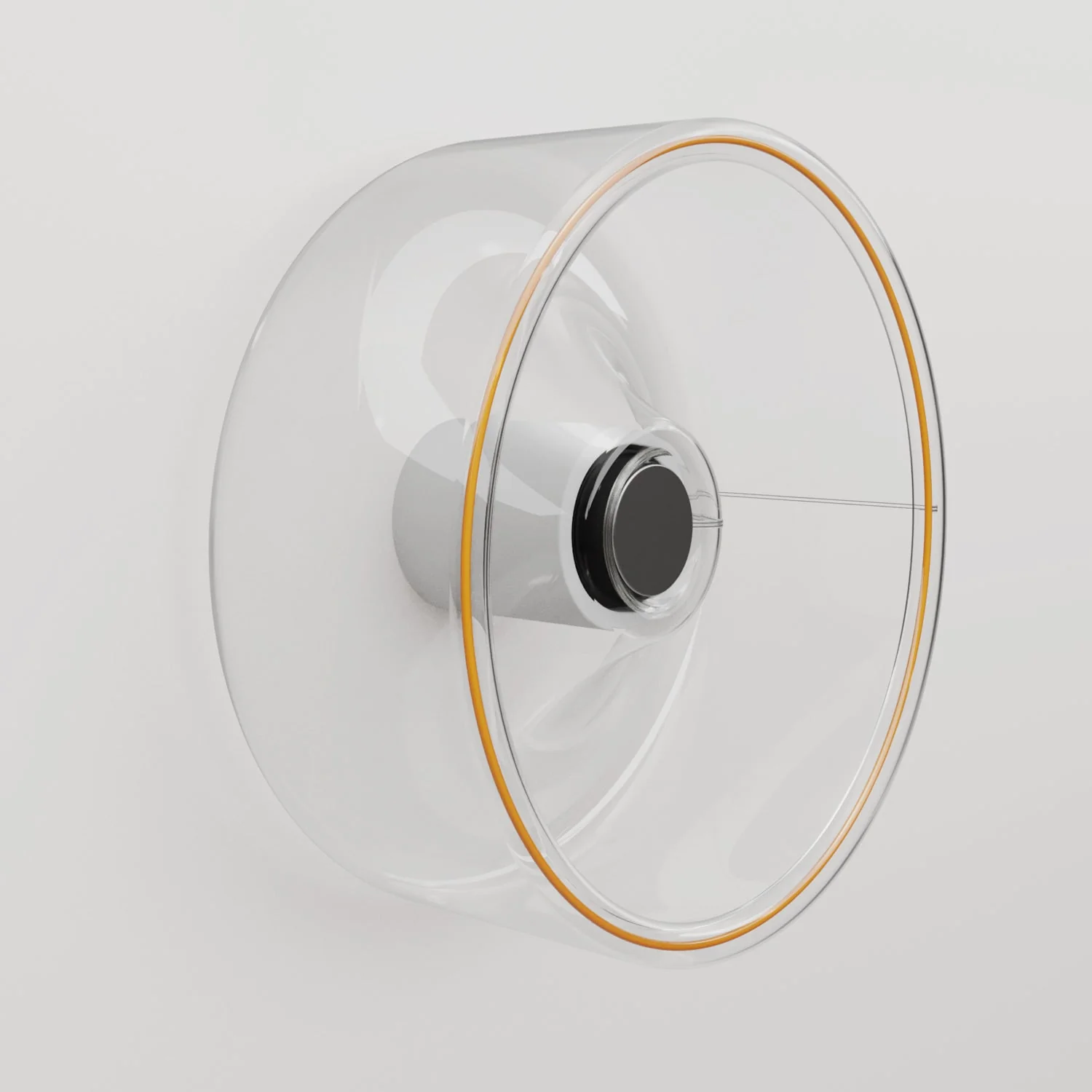 Wall light with Ghost transparent light bulb - White - Image 5