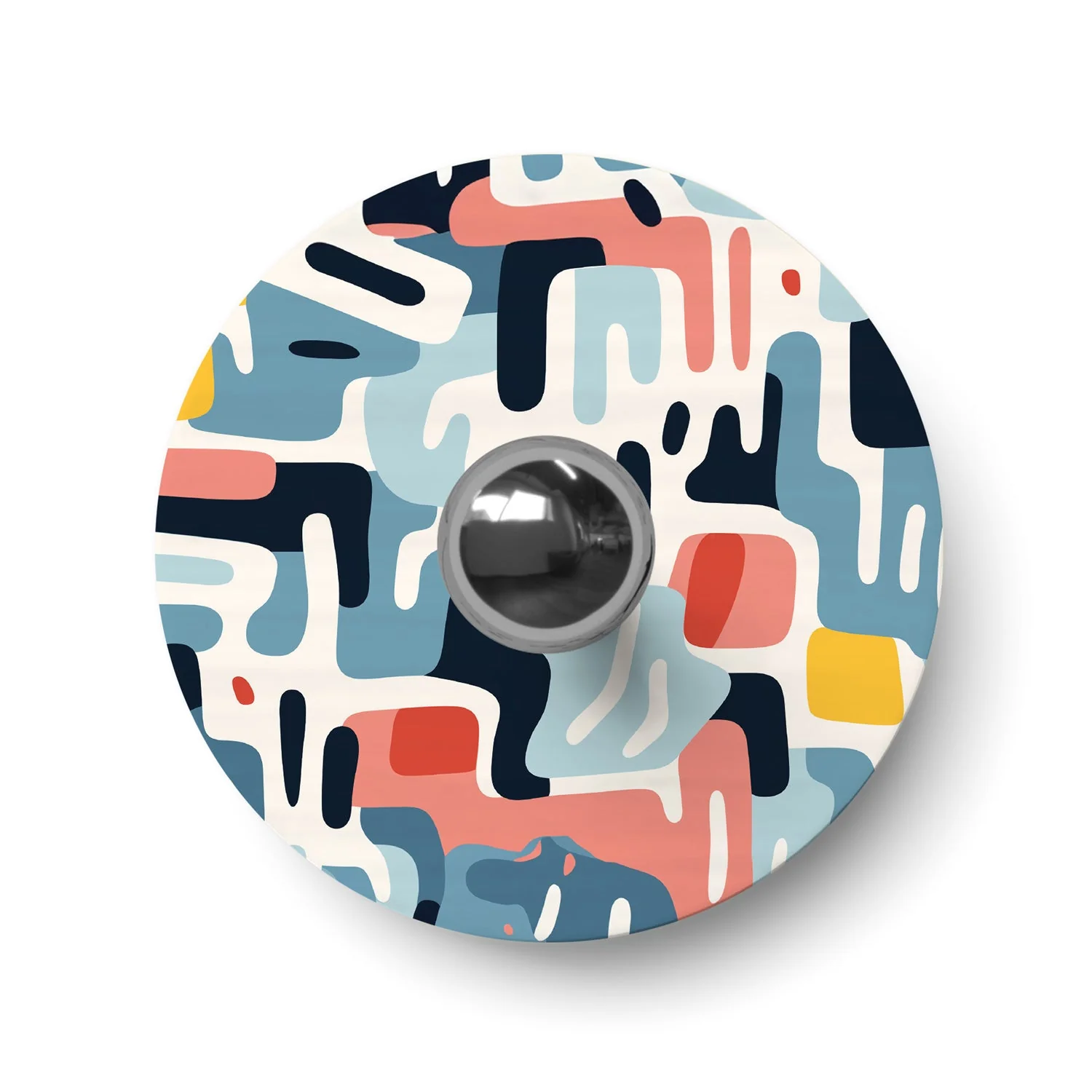 Wall or ceiling lamp with 'Kaleidoscope' Geometric 1 lampshade with geometric patterns - Waterproof IP44 - Image 3