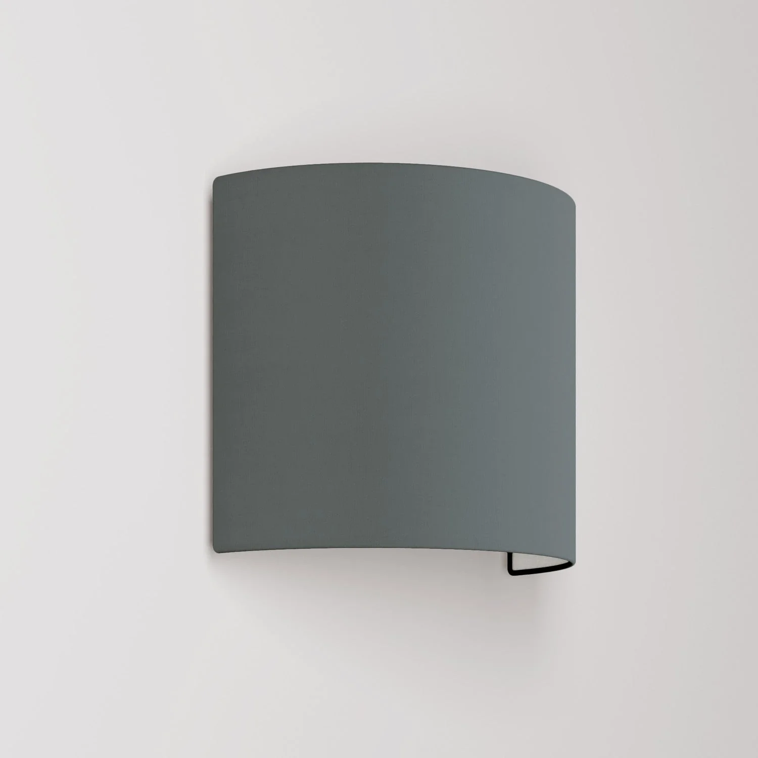 Ventola Wall Lamp with fabric lampshade - Made in Italy - Teletta Dark Gray